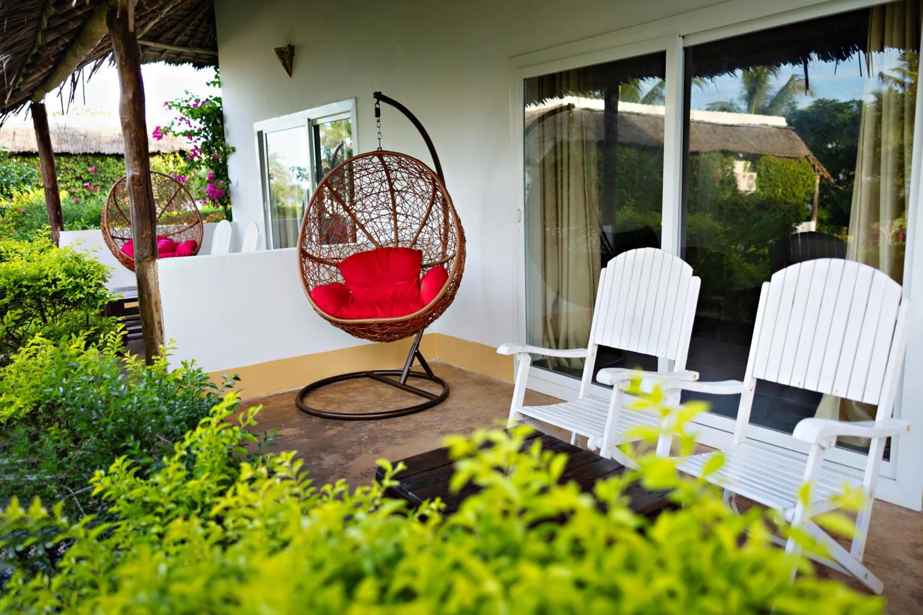 Garden view in Tanzanite Beach Resort