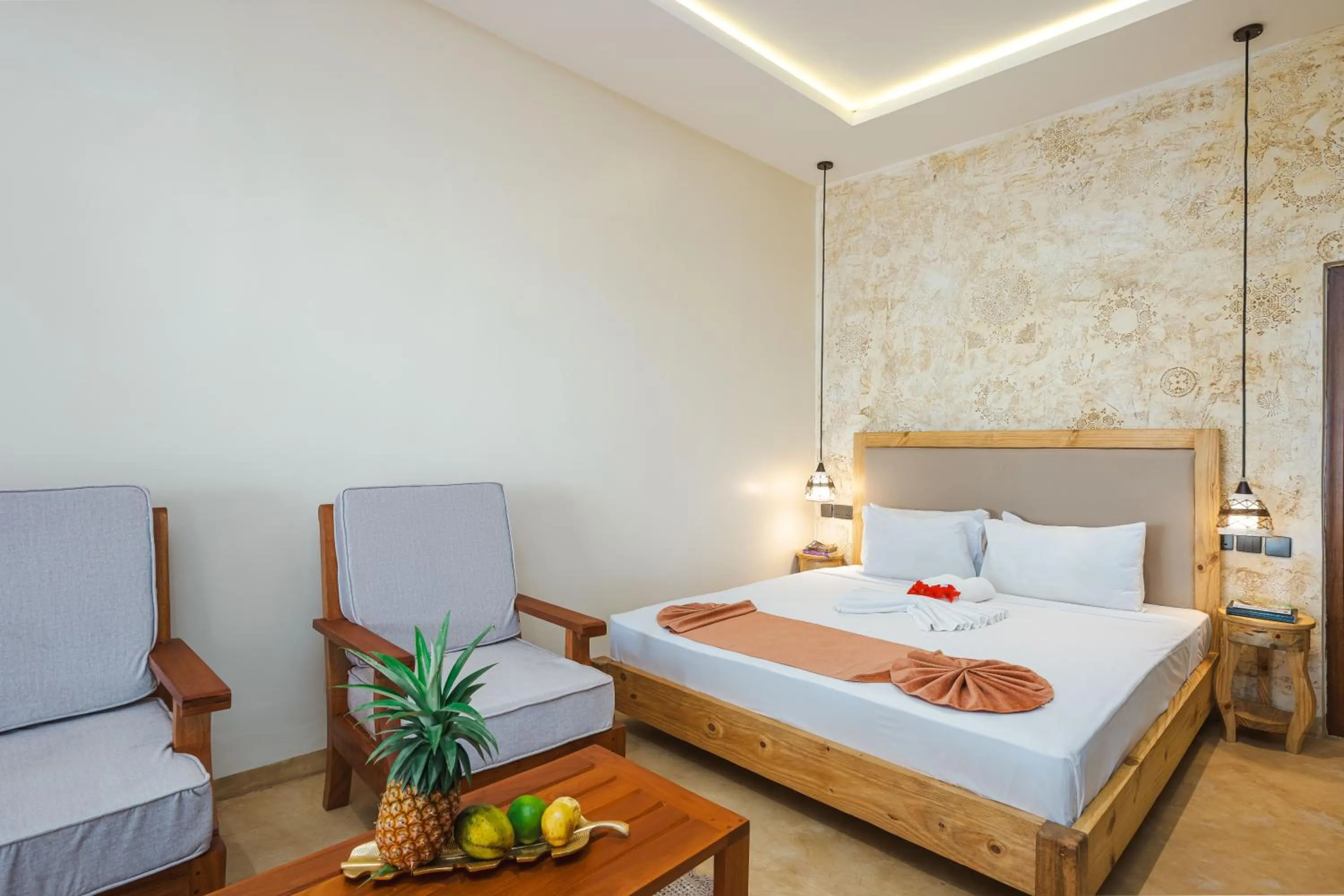 Bed in Tanzanite Beach Resort