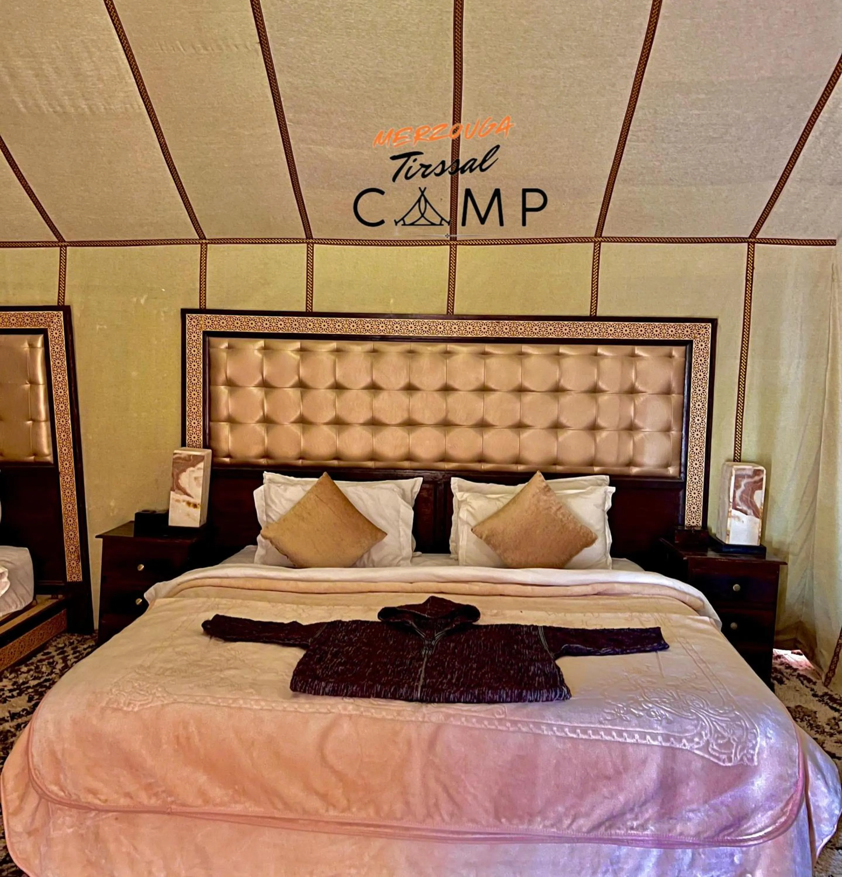 Bed in Merzouga Tirssal Camp