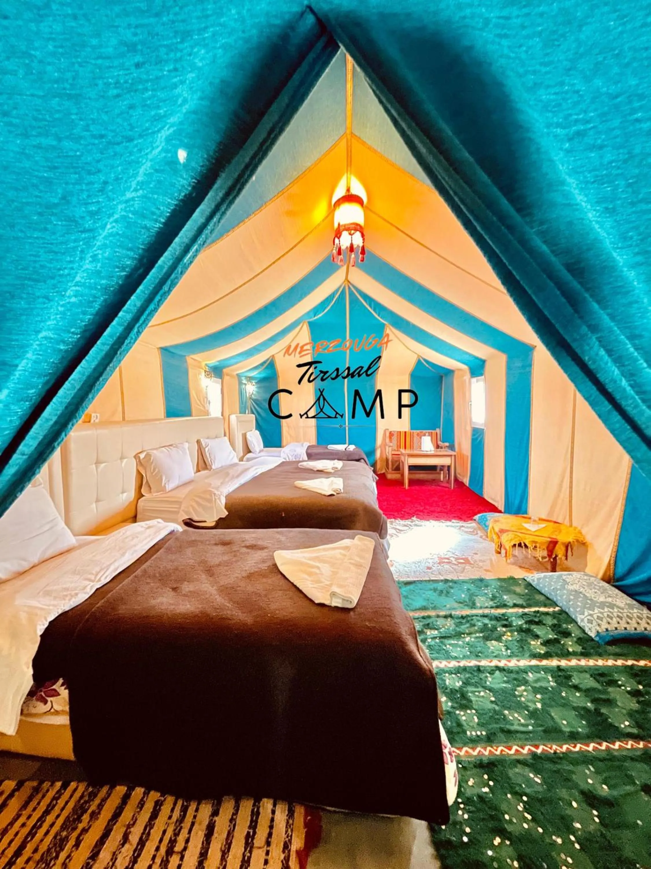 Bed in Merzouga Tirssal Camp