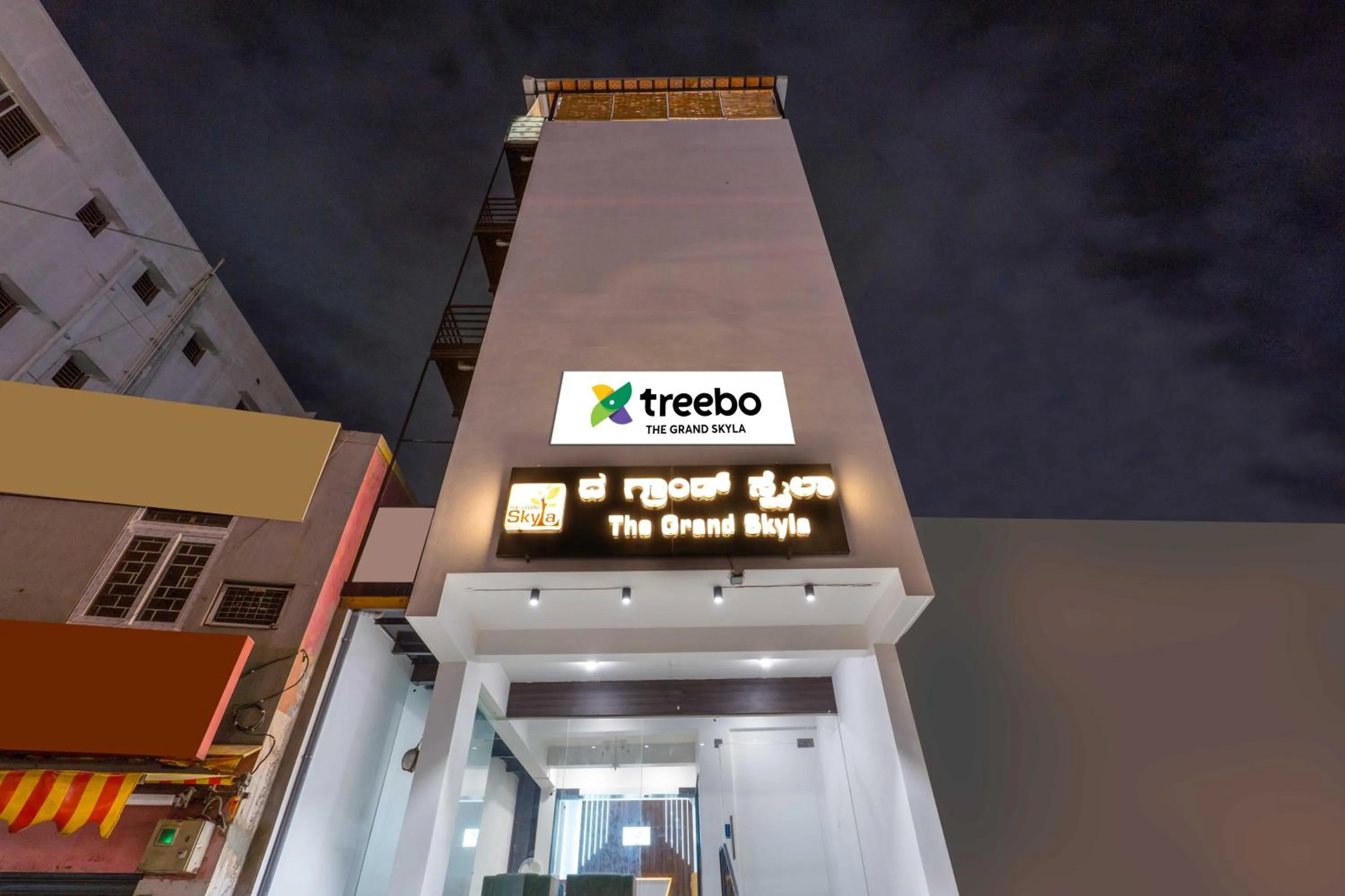 Property building in Treebo The Grand Skyla, Malleshwaram