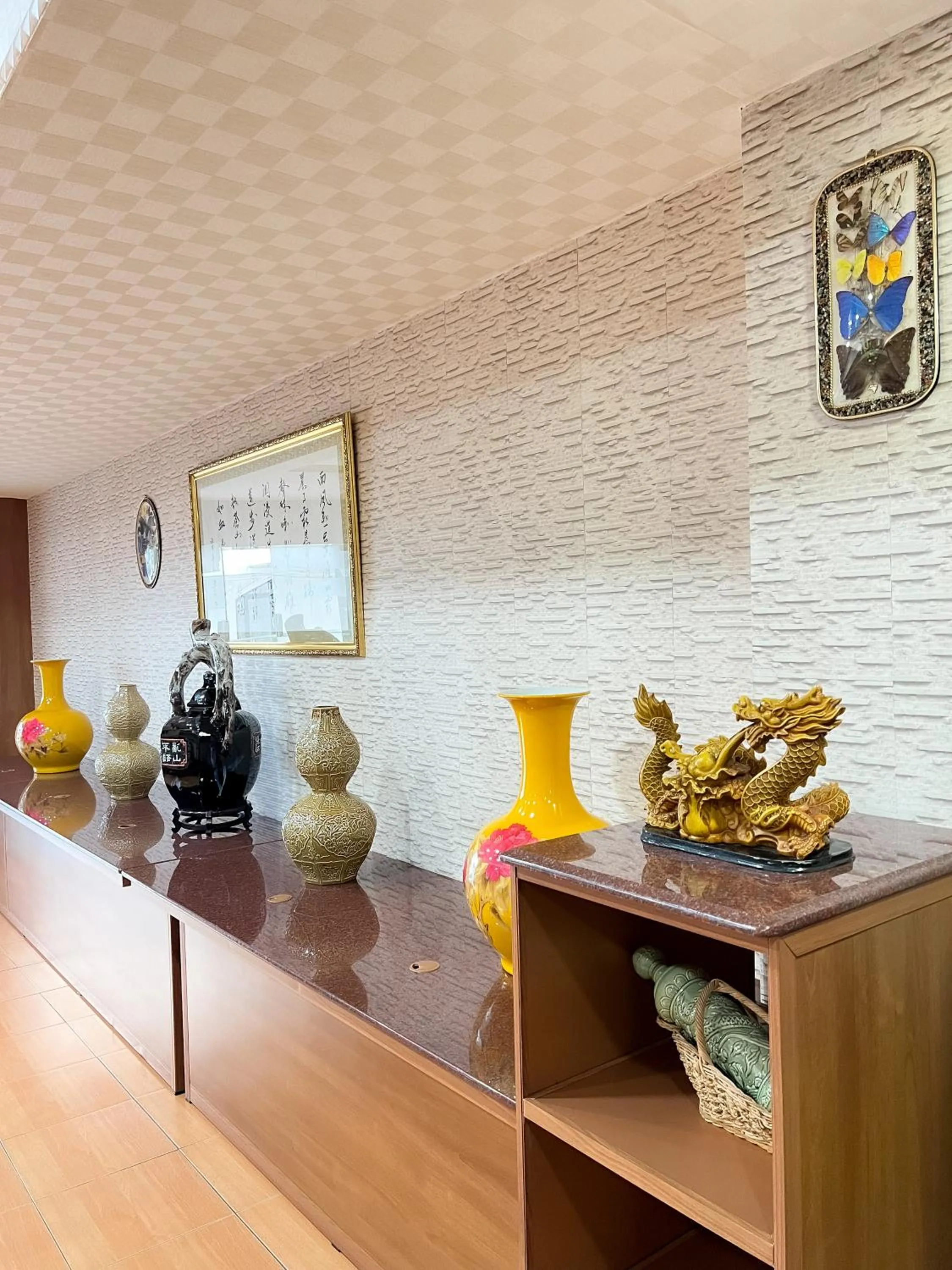 Decorative detail in Silom Dynasty Hostel