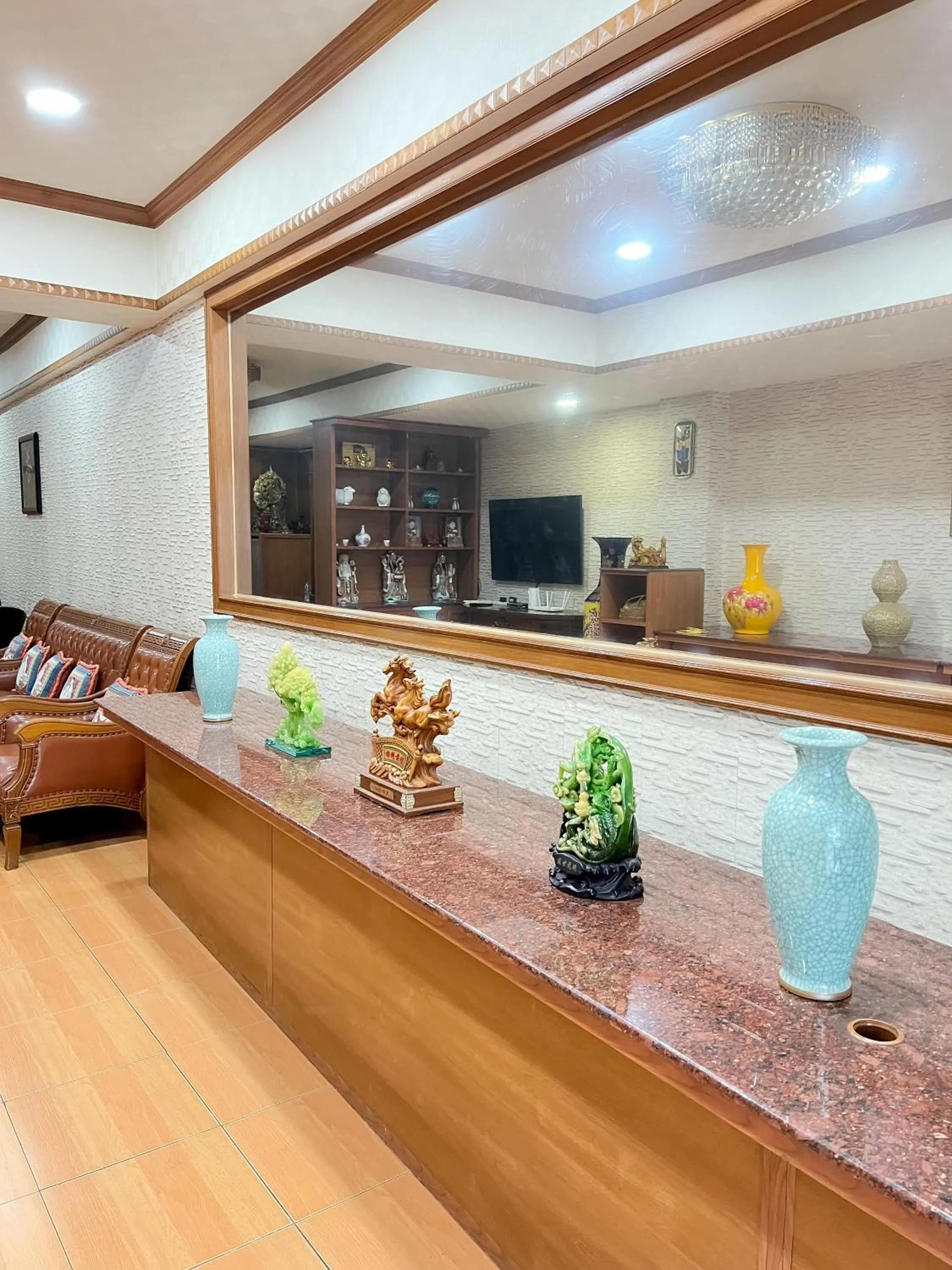 Living room in Silom Dynasty Hostel