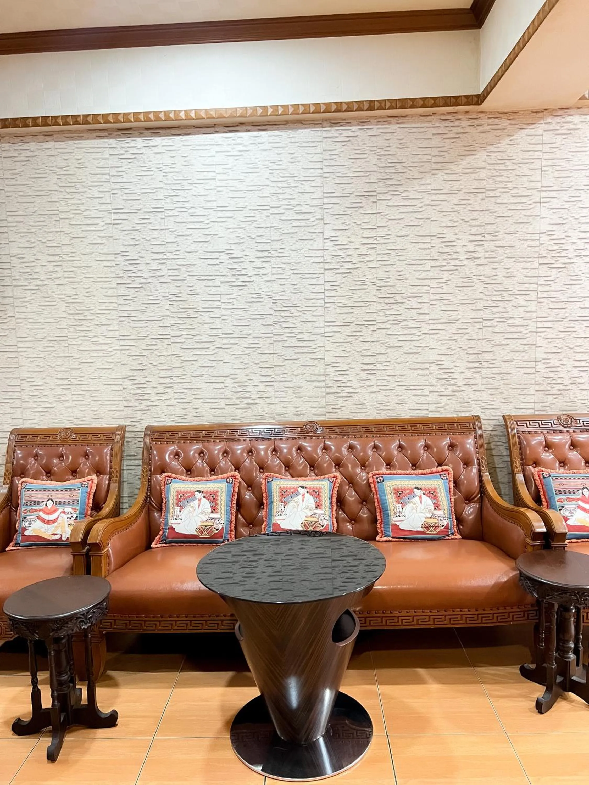 Living room in Silom Dynasty Hostel