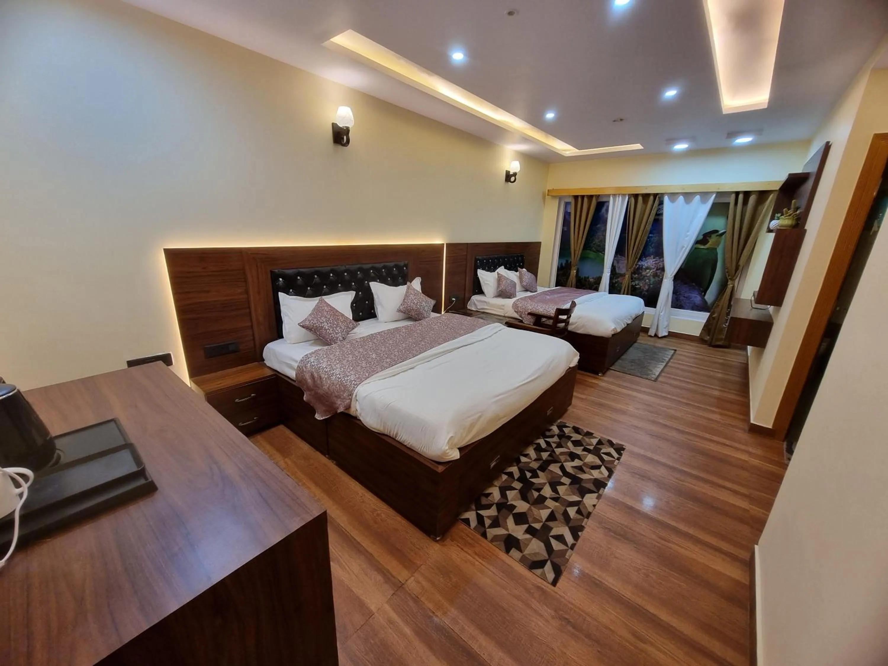 Bed in The White mountaina