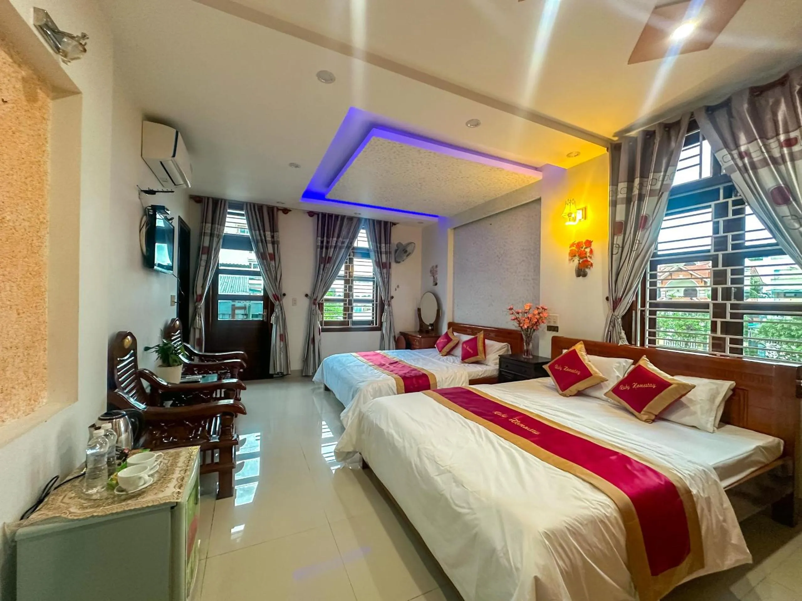 Bed in RUBY HOMESTAY