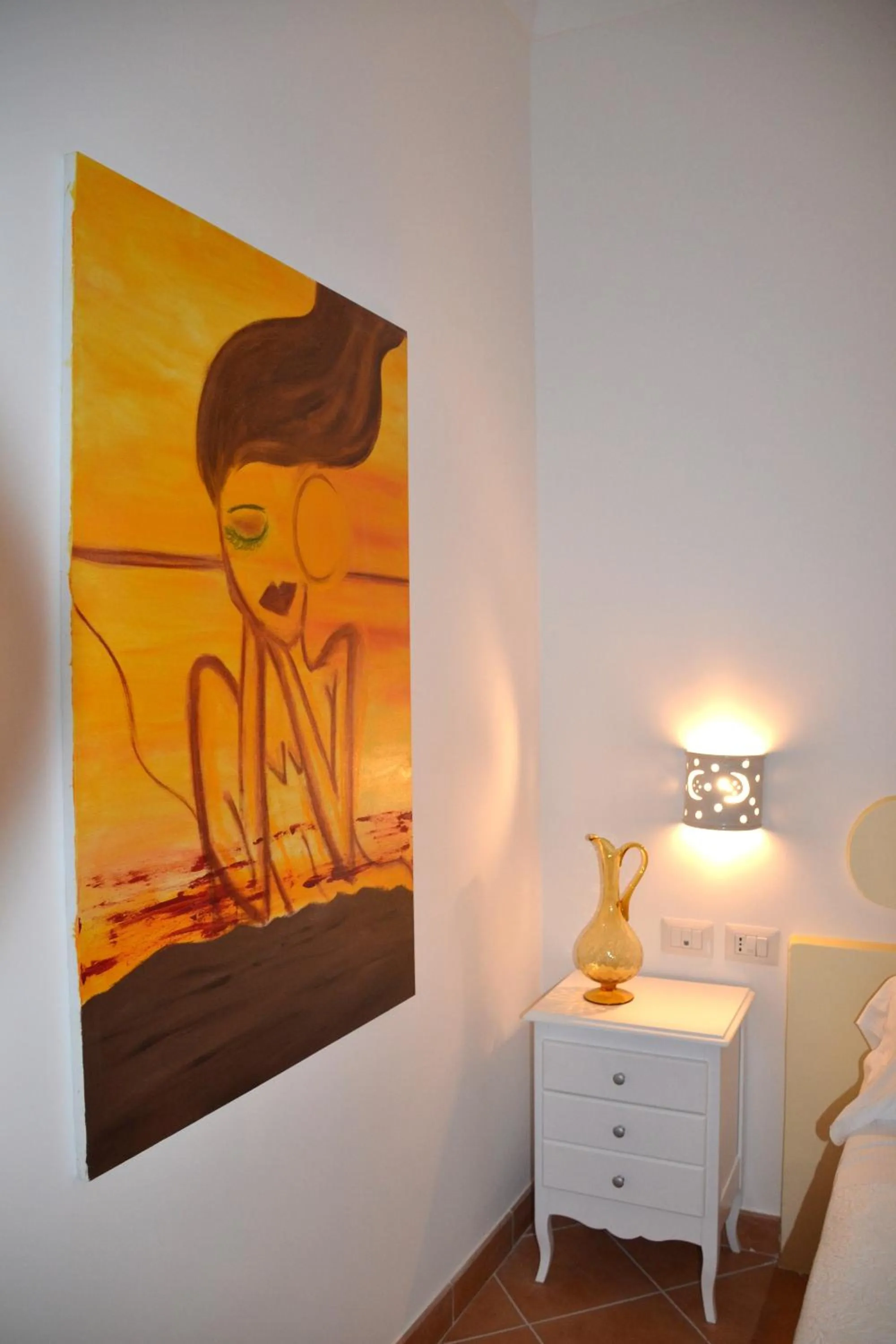 Bedroom in Villa Santa Chiara Positano Suites