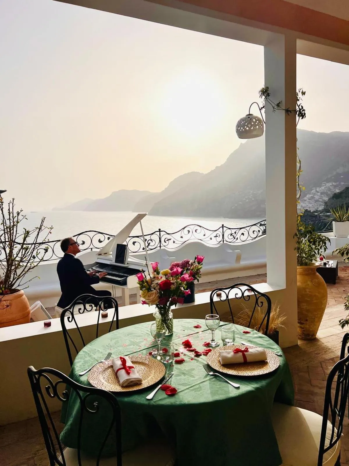 Living room in Villa Santa Chiara Positano Suites