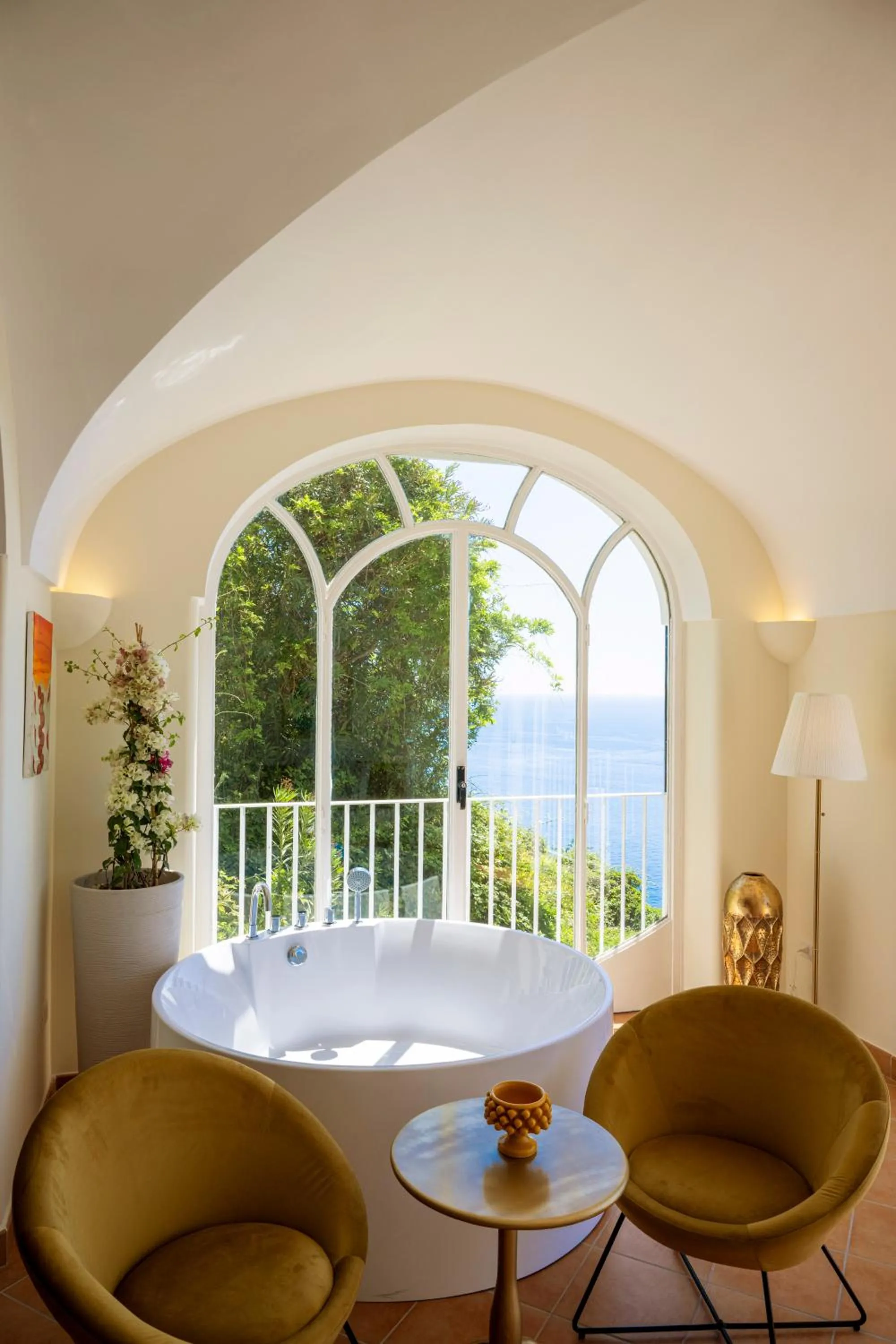 Bedroom in Villa Santa Chiara Positano Suites