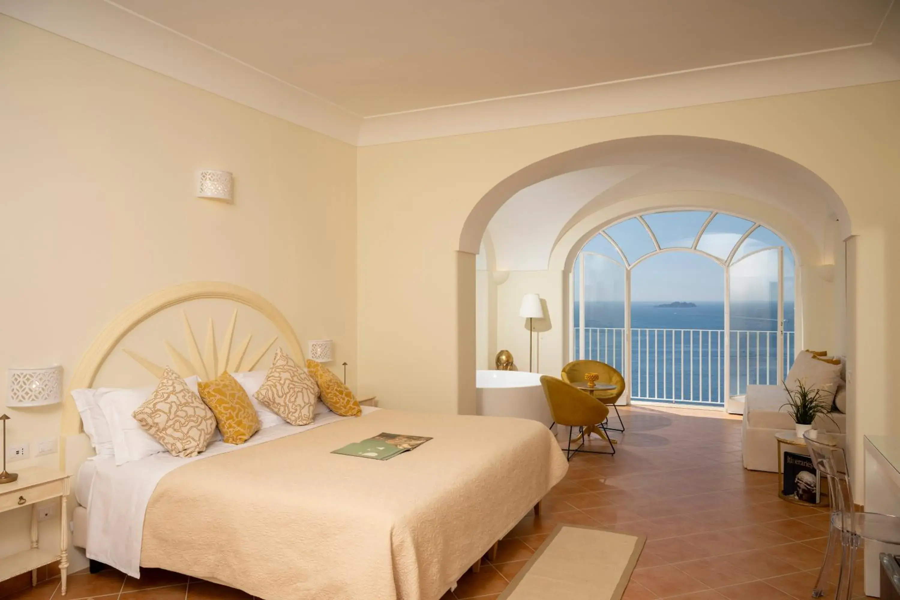 King Suite with Sea View in Villa Santa Chiara Positano Suites King Suite with Sea View in Villa Santa Chiara Positano Suites