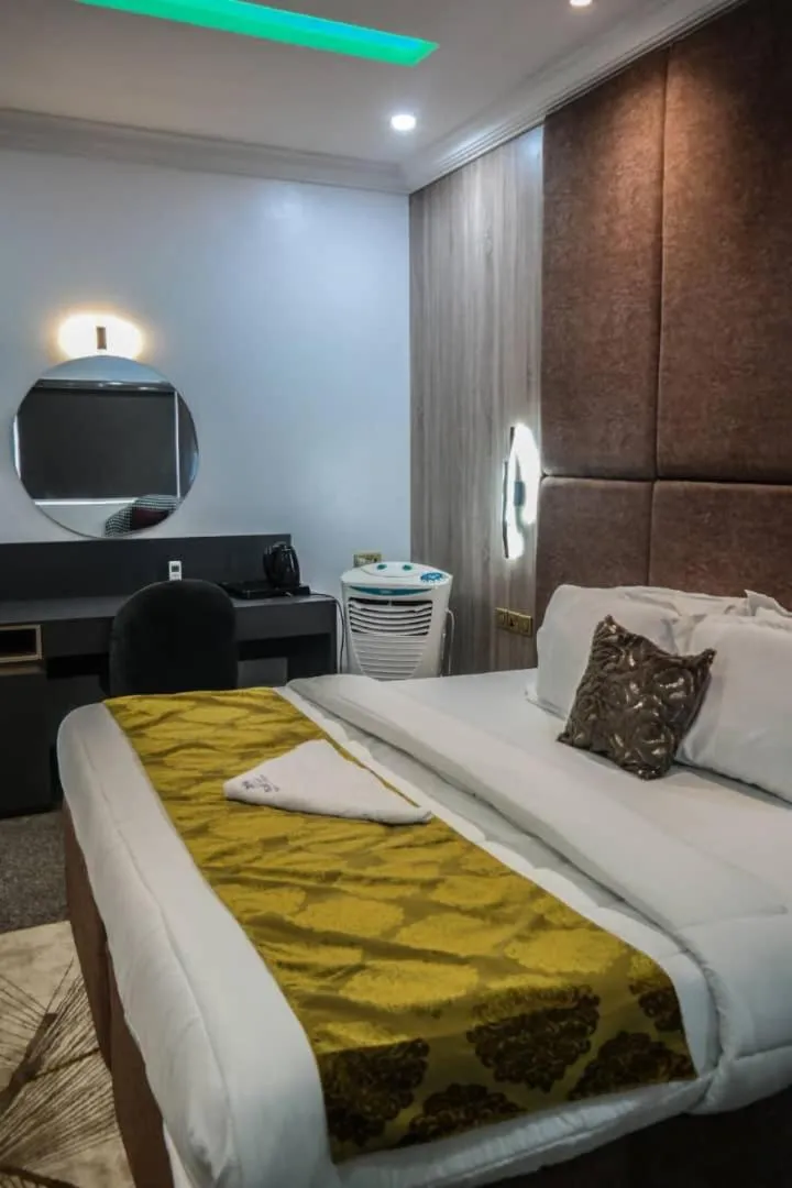 Bed in Blue Moon Beach Hotel and Resort Lekki Lagos