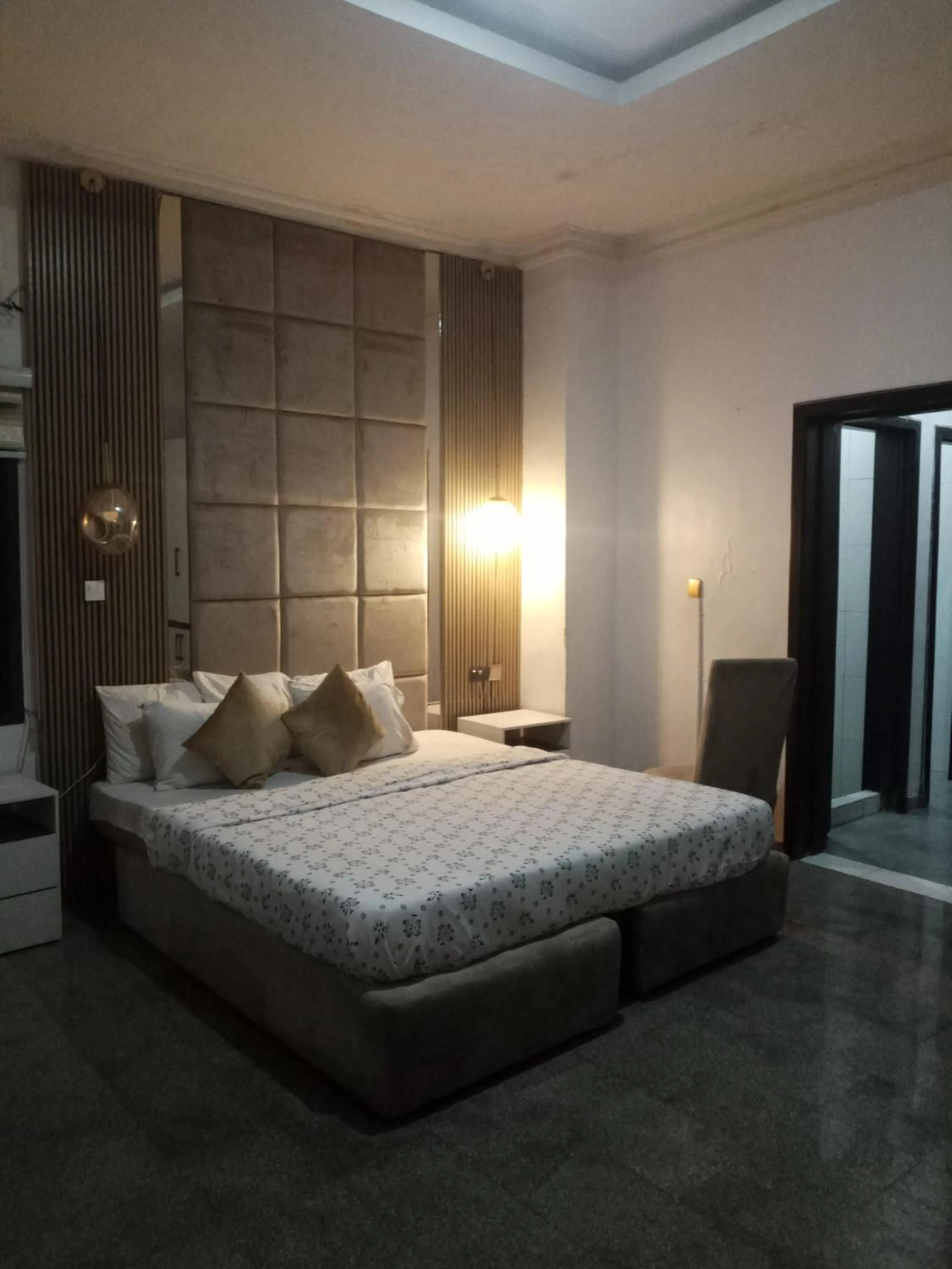 Bed in Blue Moon Beach Hotel and Resort Lekki Lagos