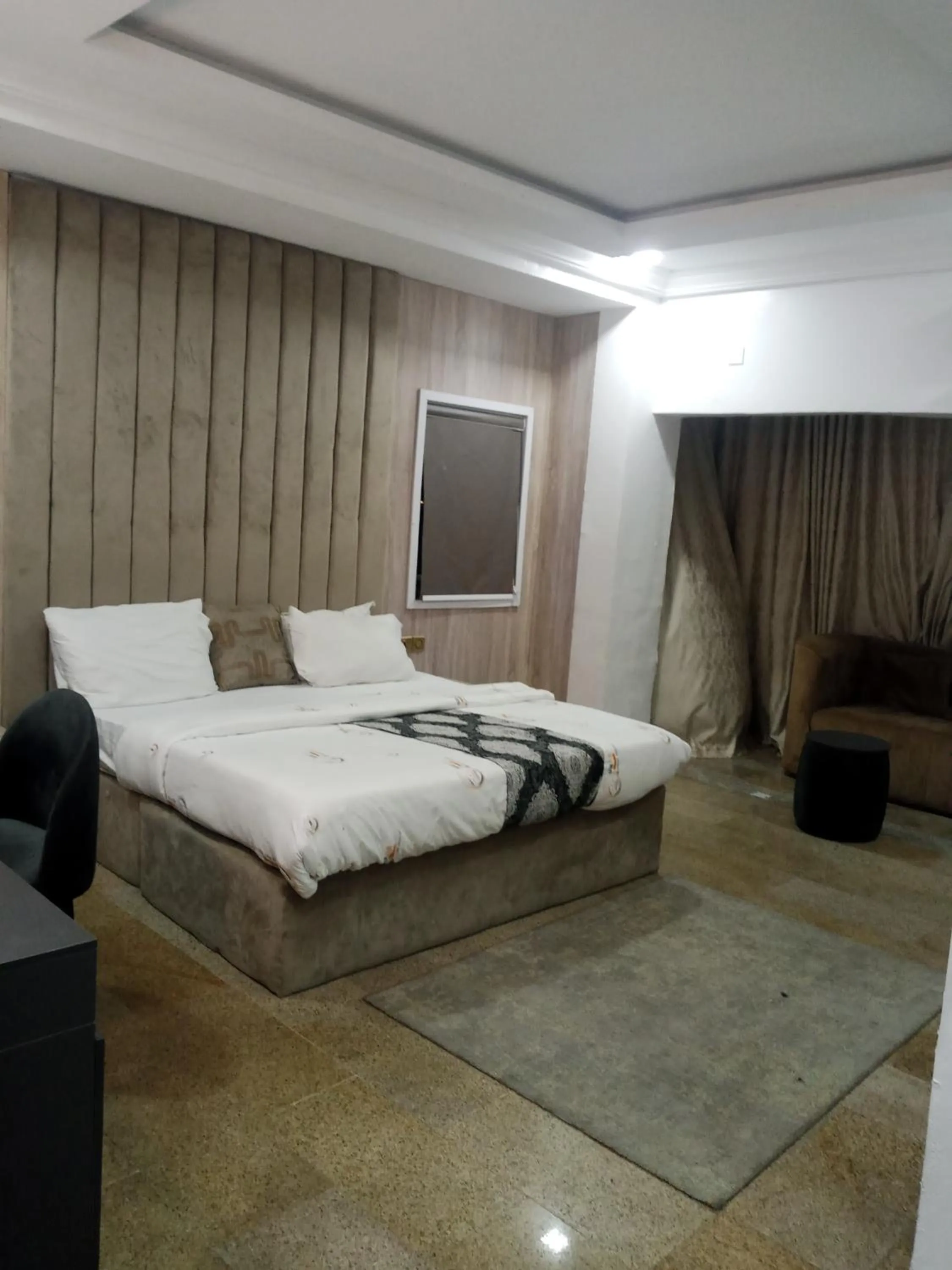 Bed in Blue Moon Beach Hotel and Resort Lekki Lagos