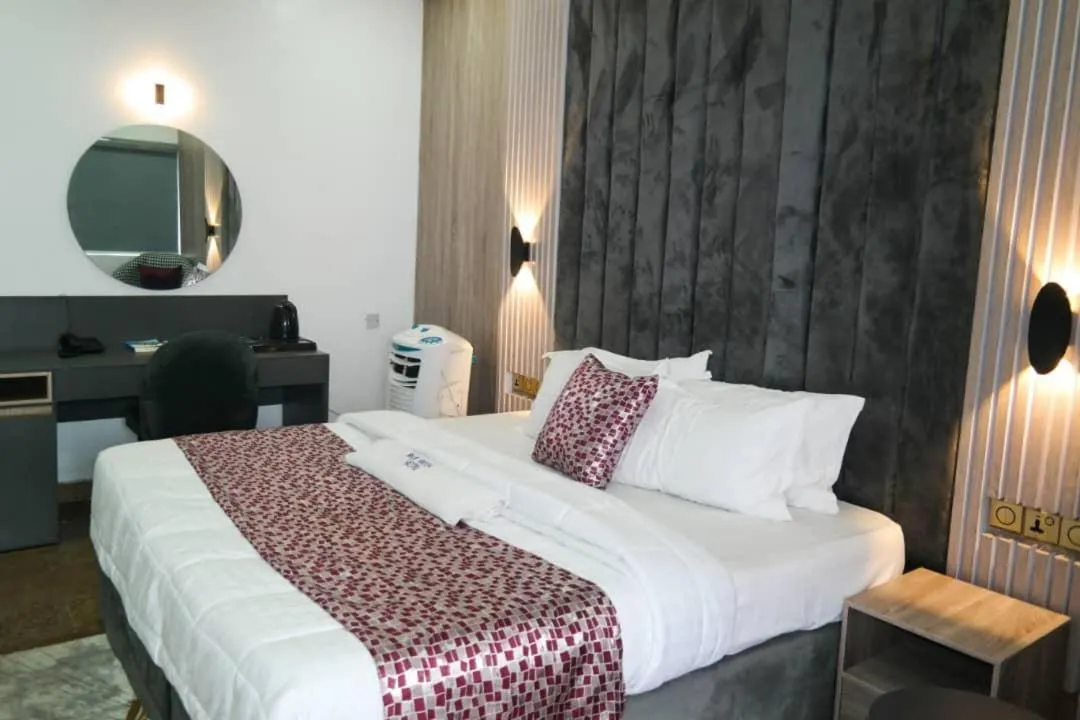 Bed in Blue Moon Beach Hotel and Resort Lekki Lagos