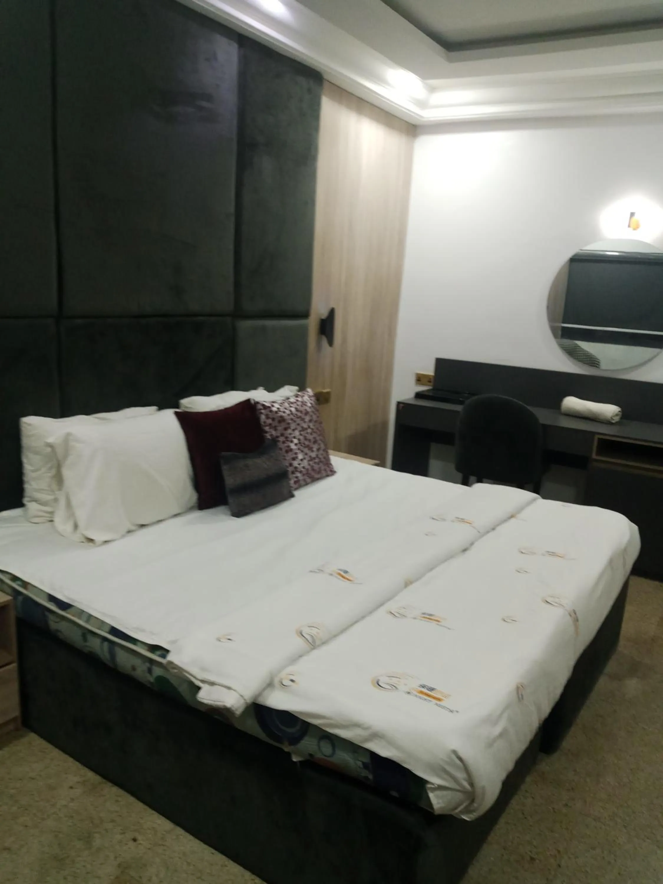 Bed in Blue Moon Beach Hotel and Resort Lekki Lagos