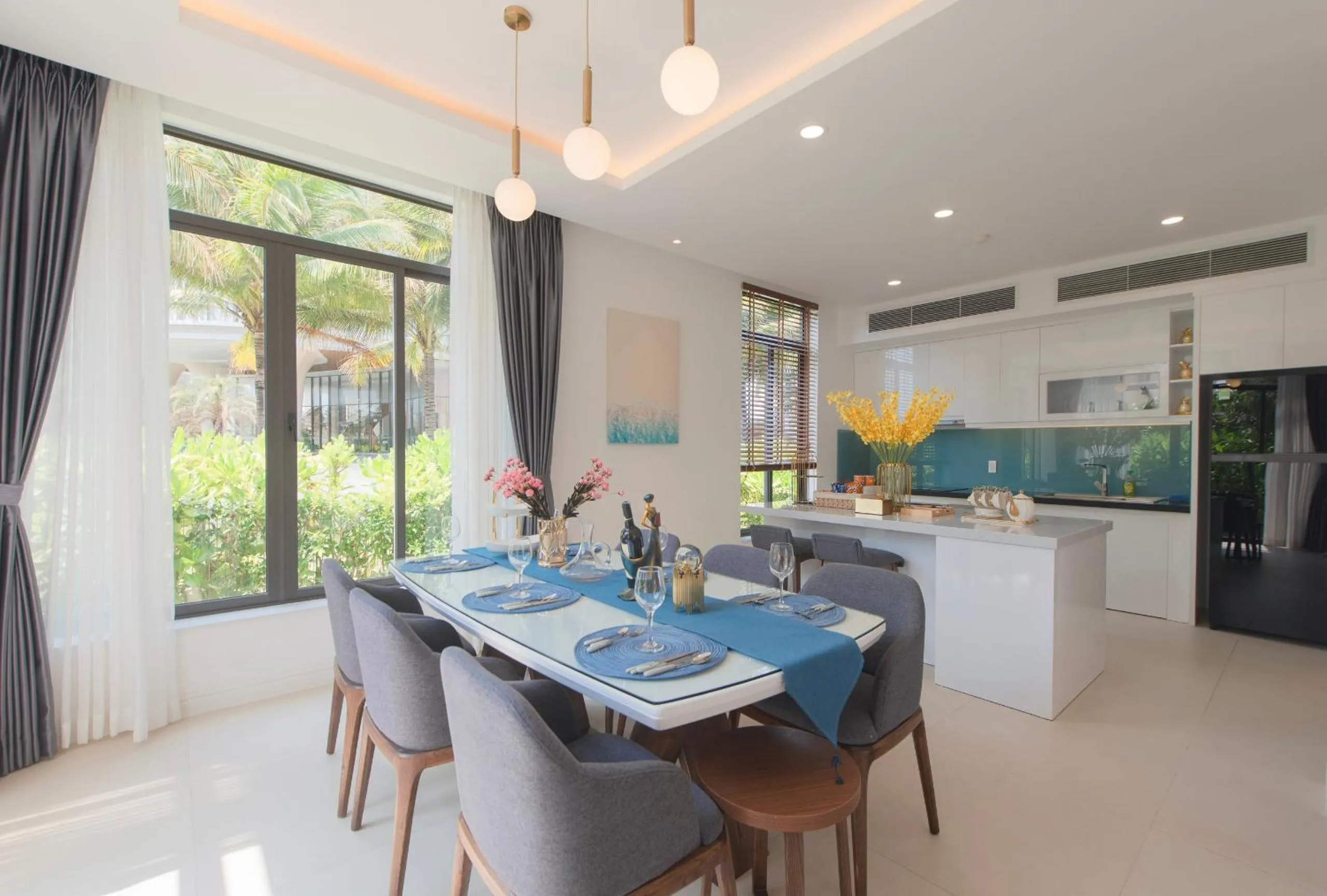 kitchen in Hese Pool Villas & Resort Cam Ranh