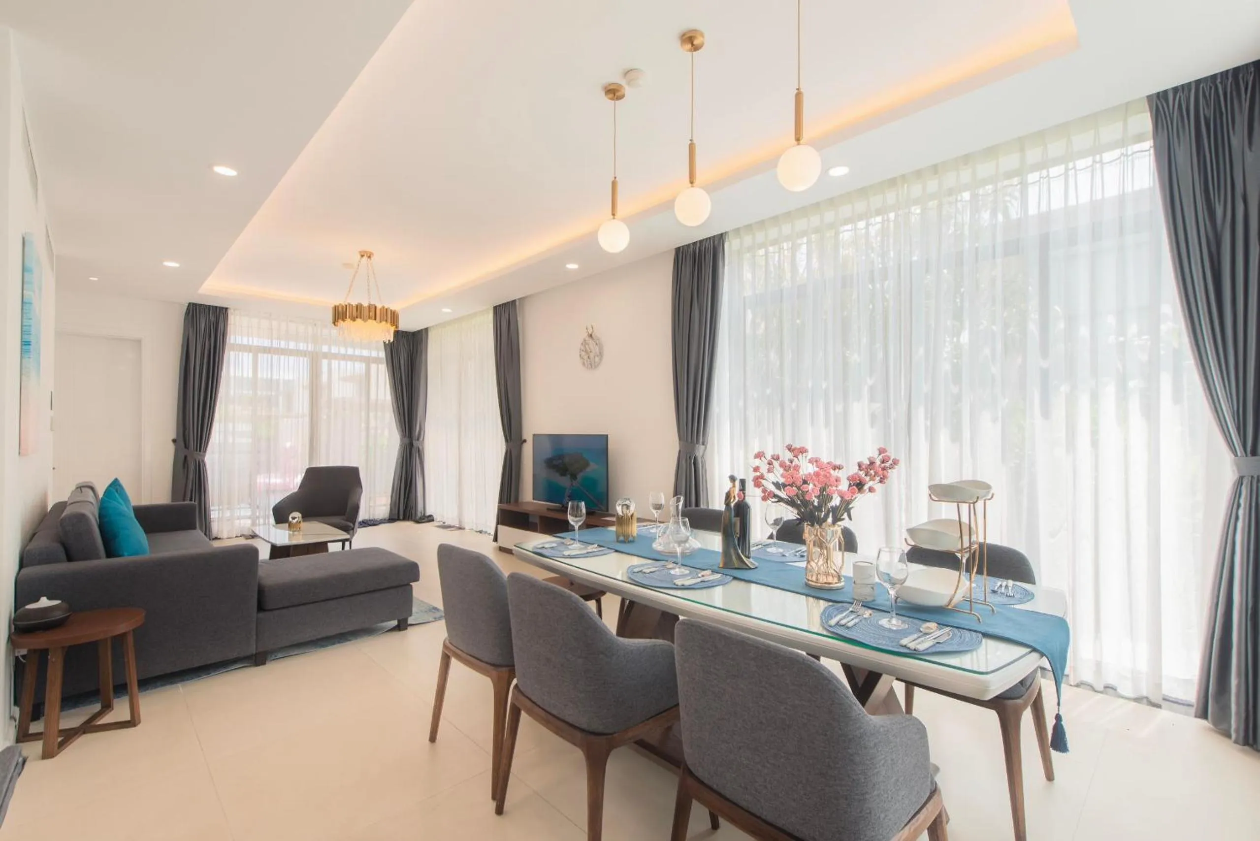 kitchen in Hese Pool Villas & Resort Cam Ranh