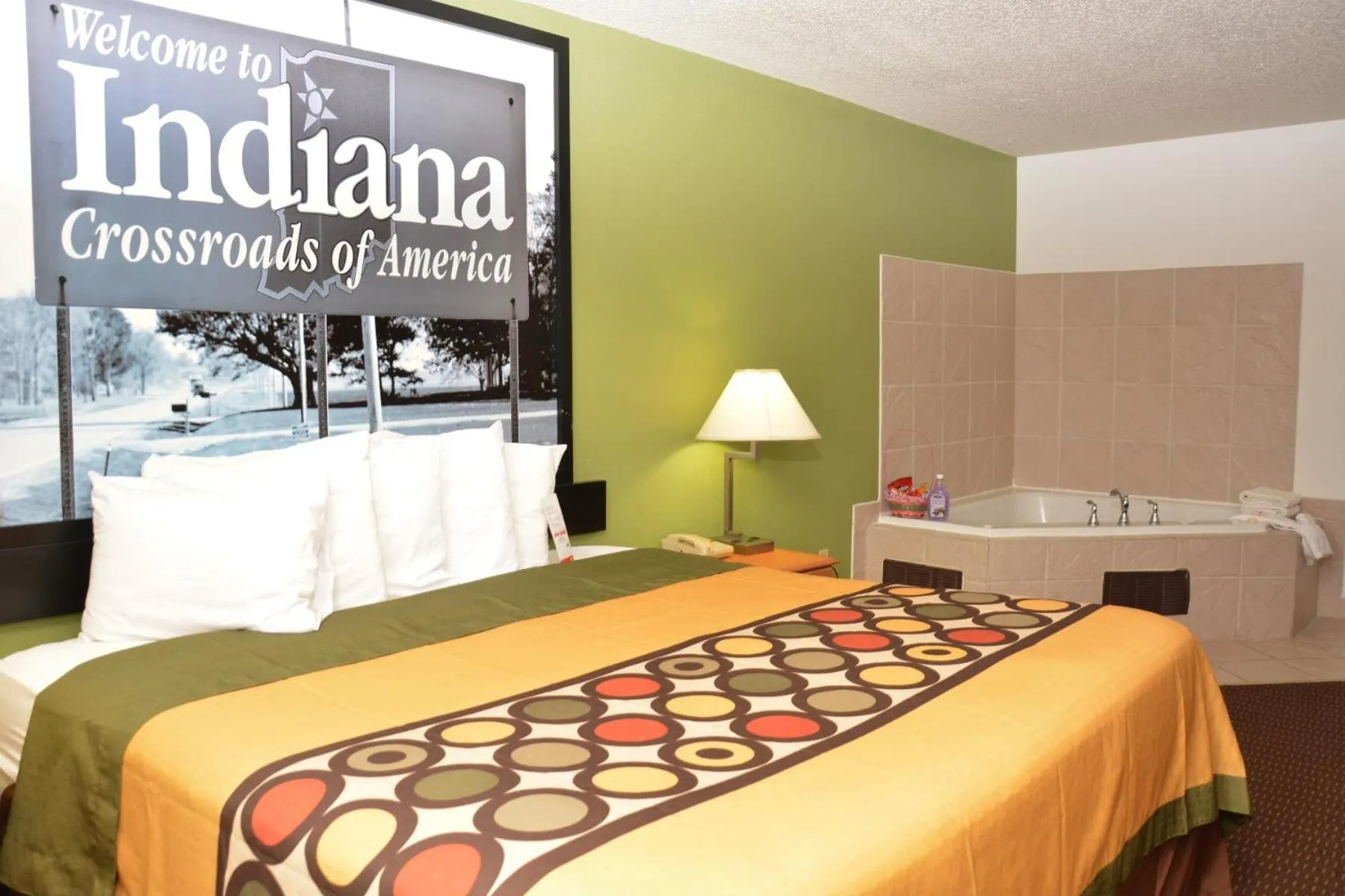 Bed in Super 8 by Wyndham Corydon