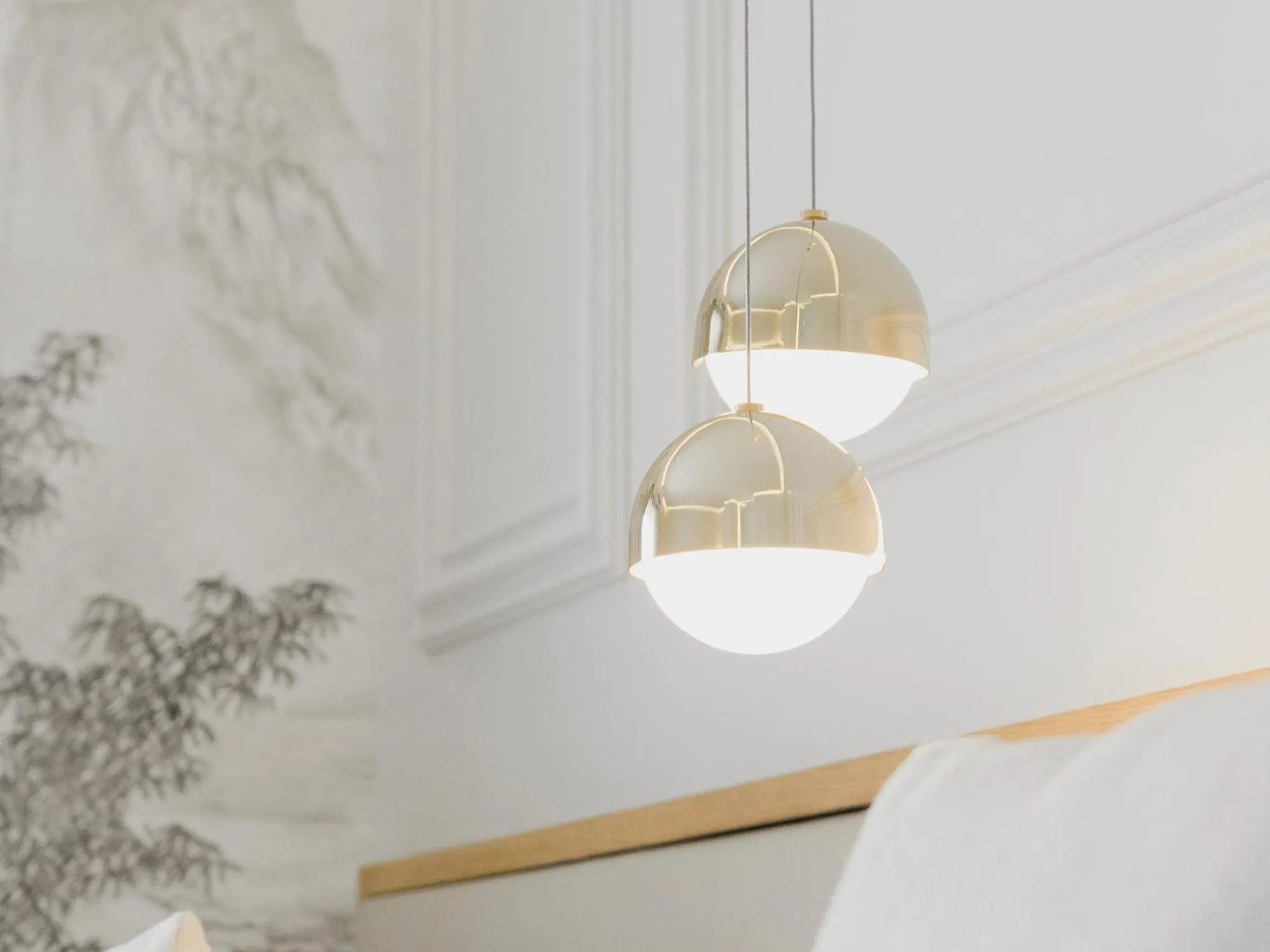 Decorative detail, Bed in Hotel Maria Camille