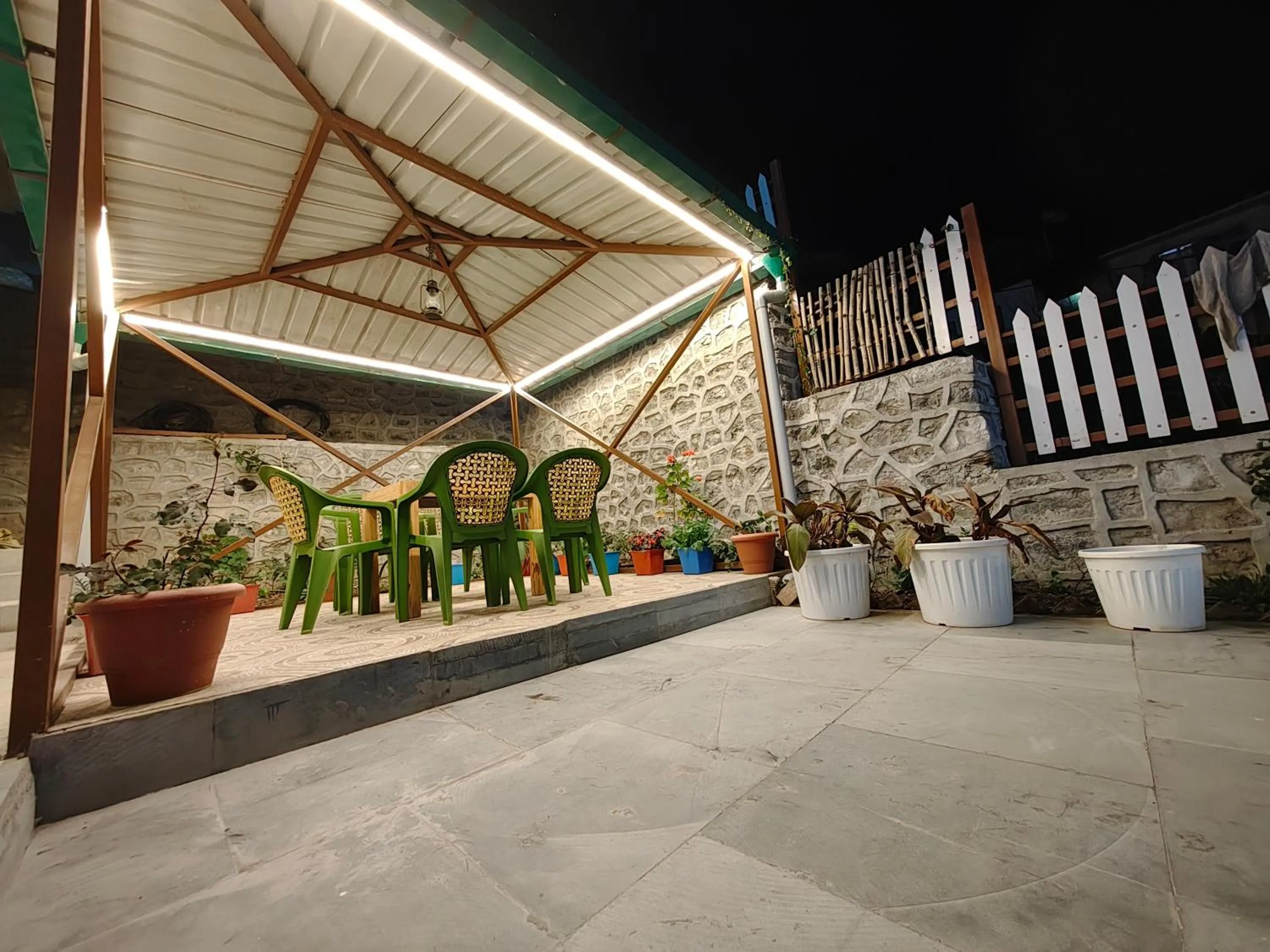 Balcony/Terrace in Abhi's Cottage