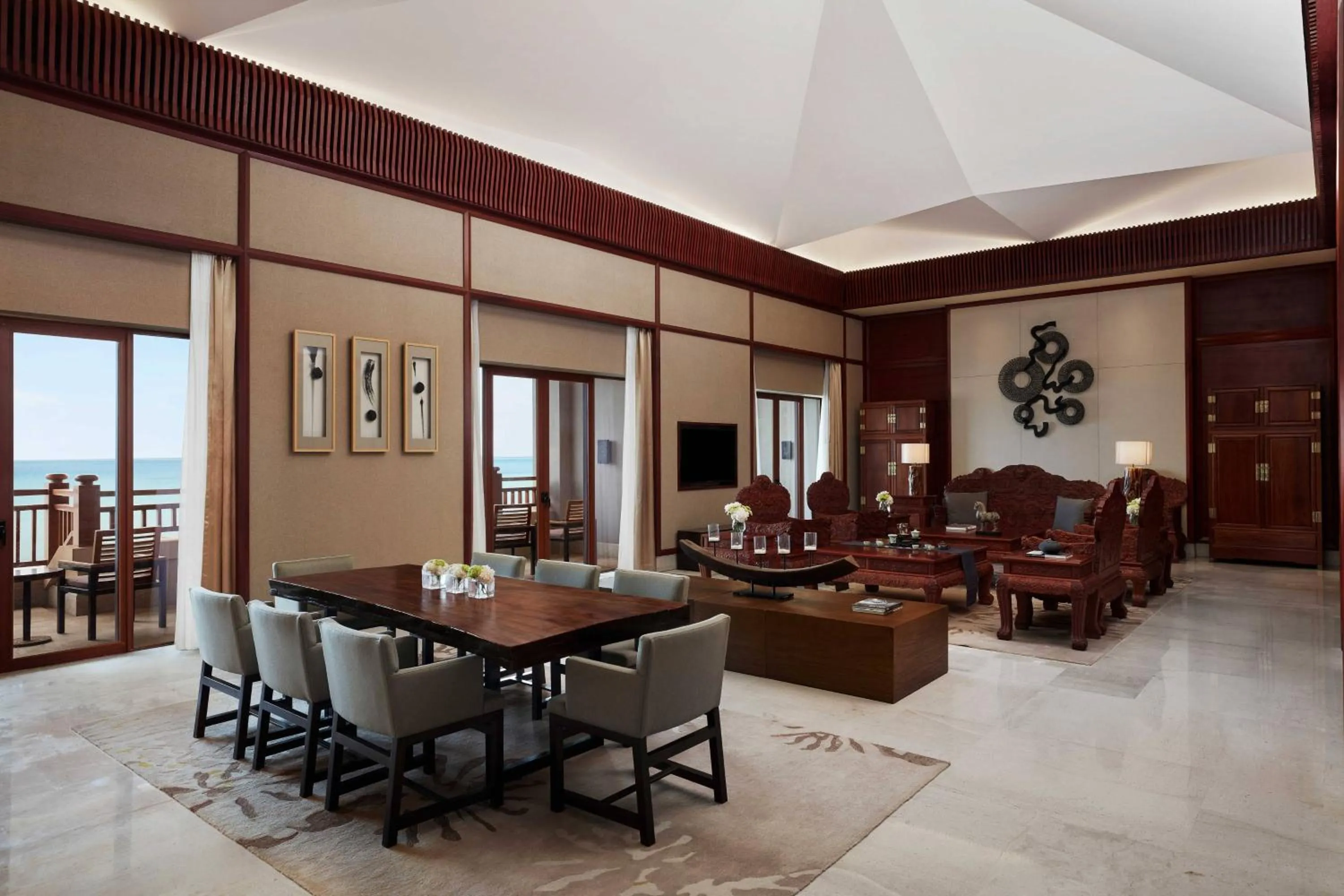 Living room in Haikou Marriott Hotel