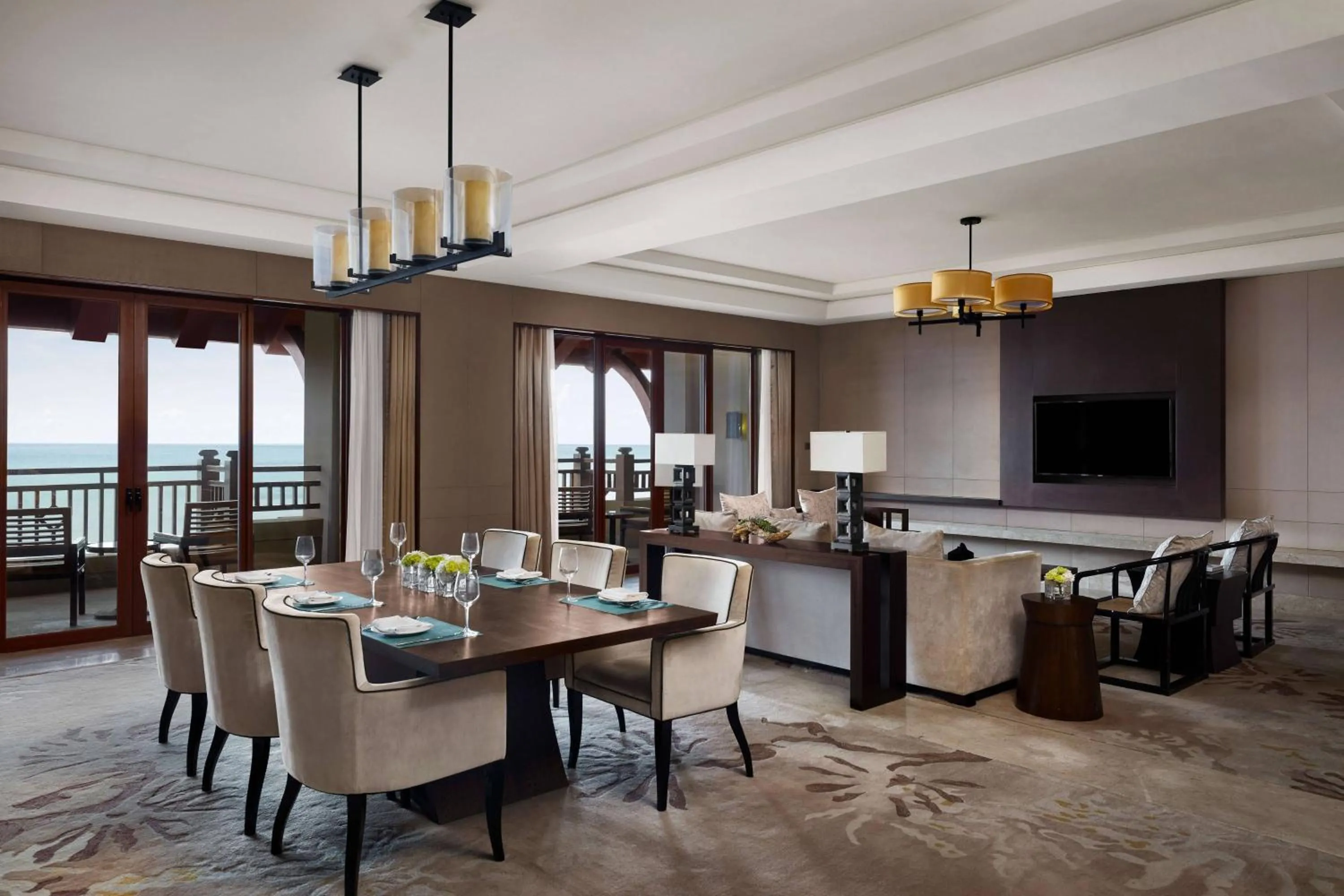 Living room in Haikou Marriott Hotel