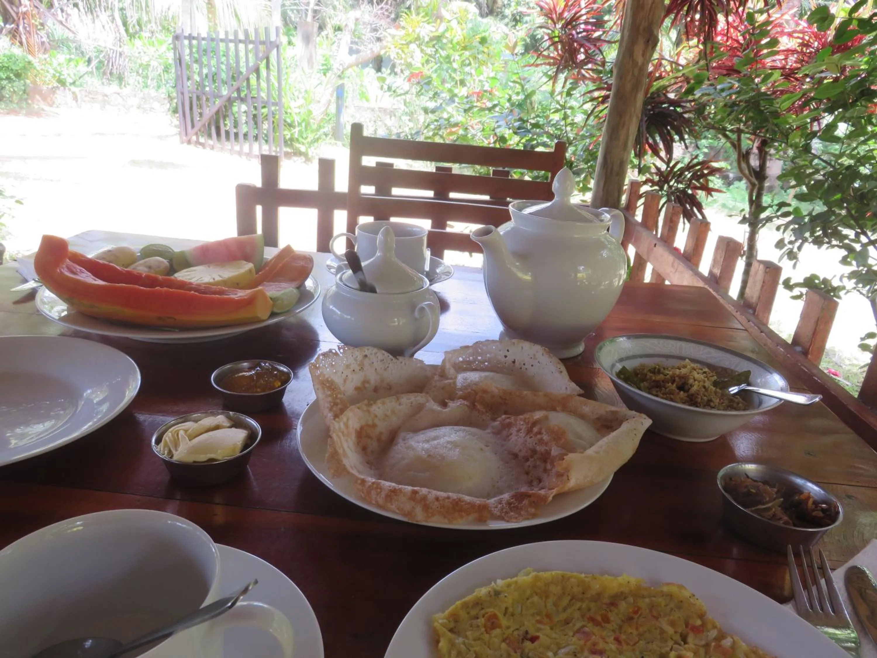 Breakfast in Beach Lagoon Guesthouse