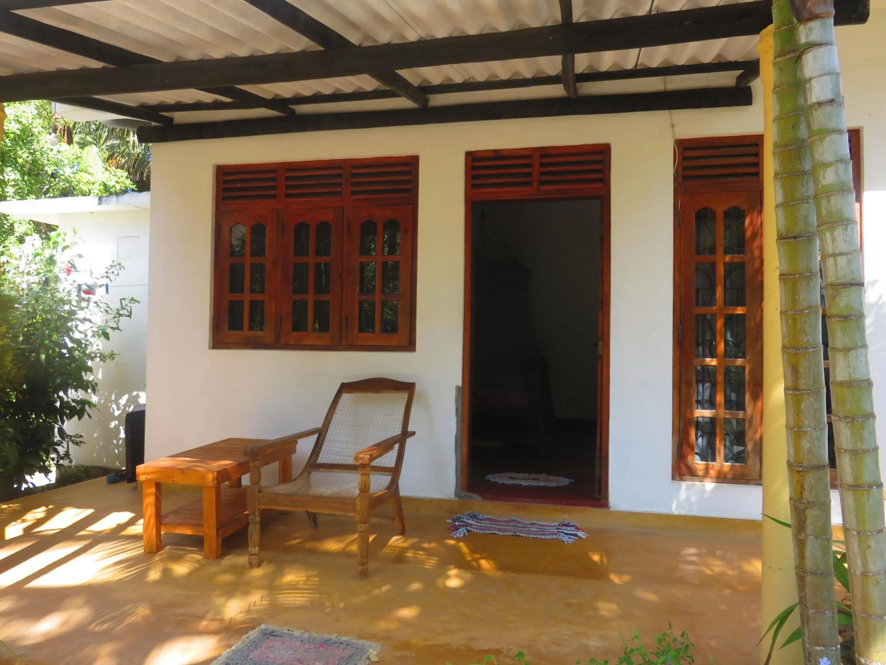 Patio in Beach Lagoon Guesthouse