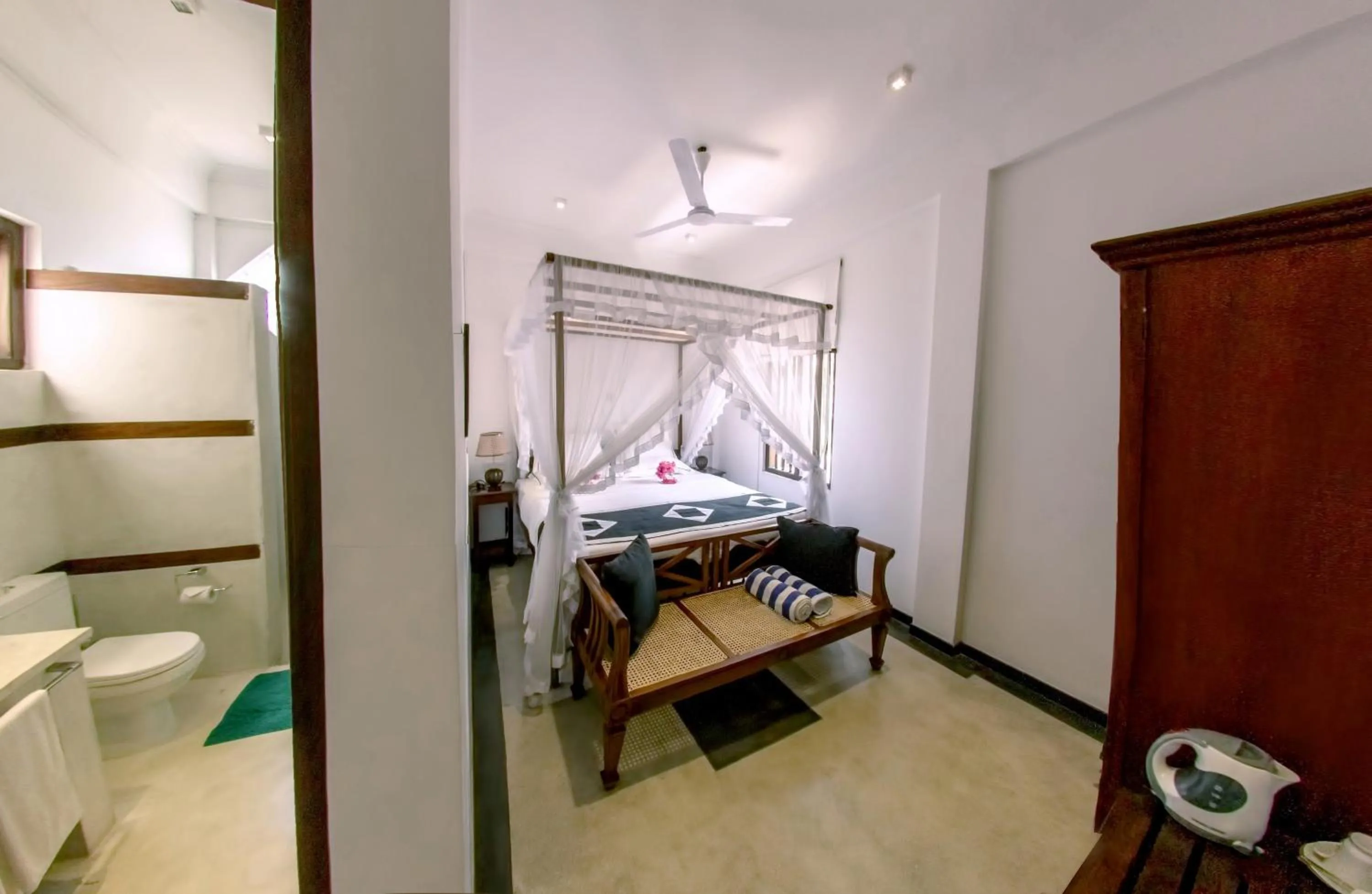 Bed in Sea World Boutique Hotel