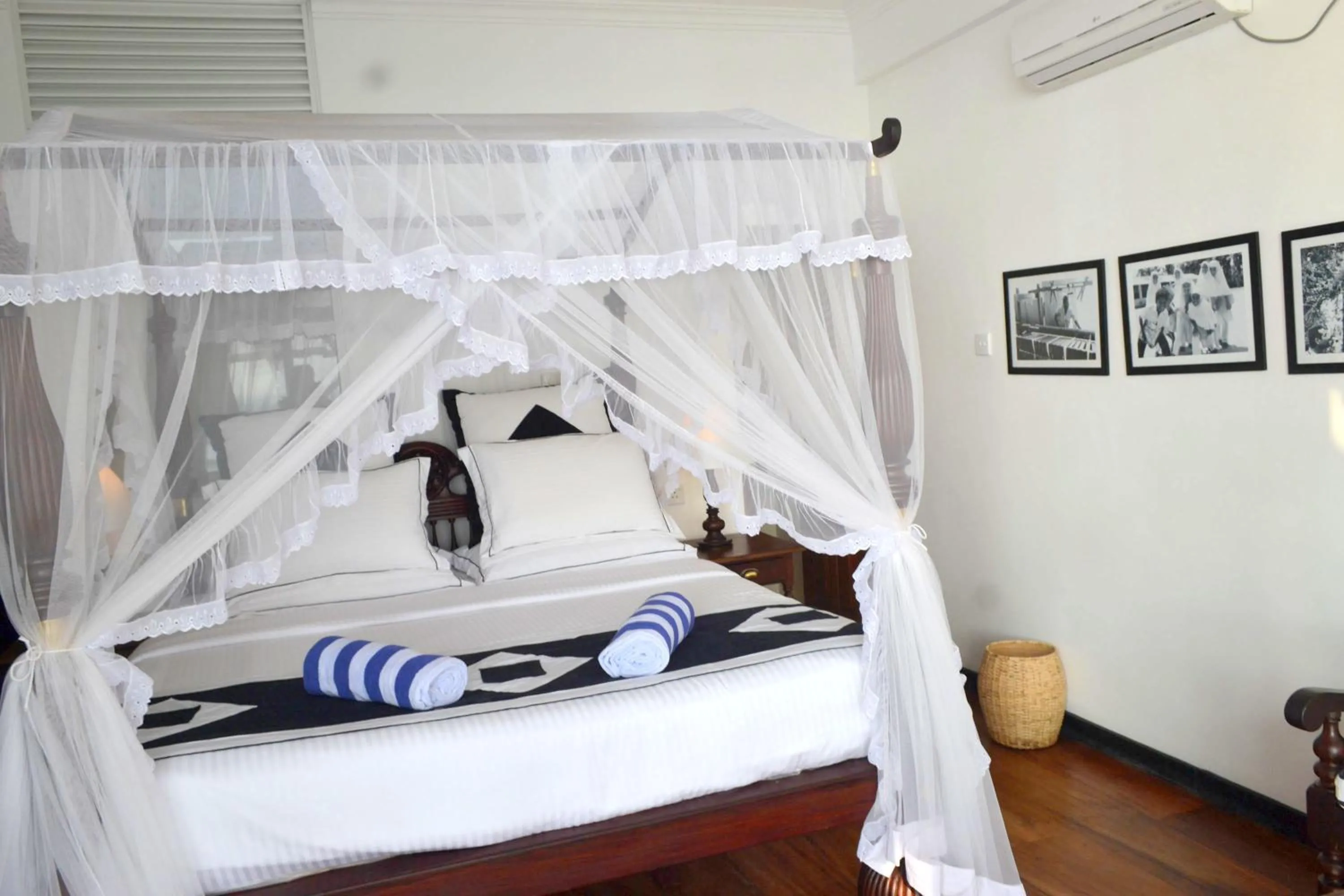 Bed in Sea World Boutique Hotel