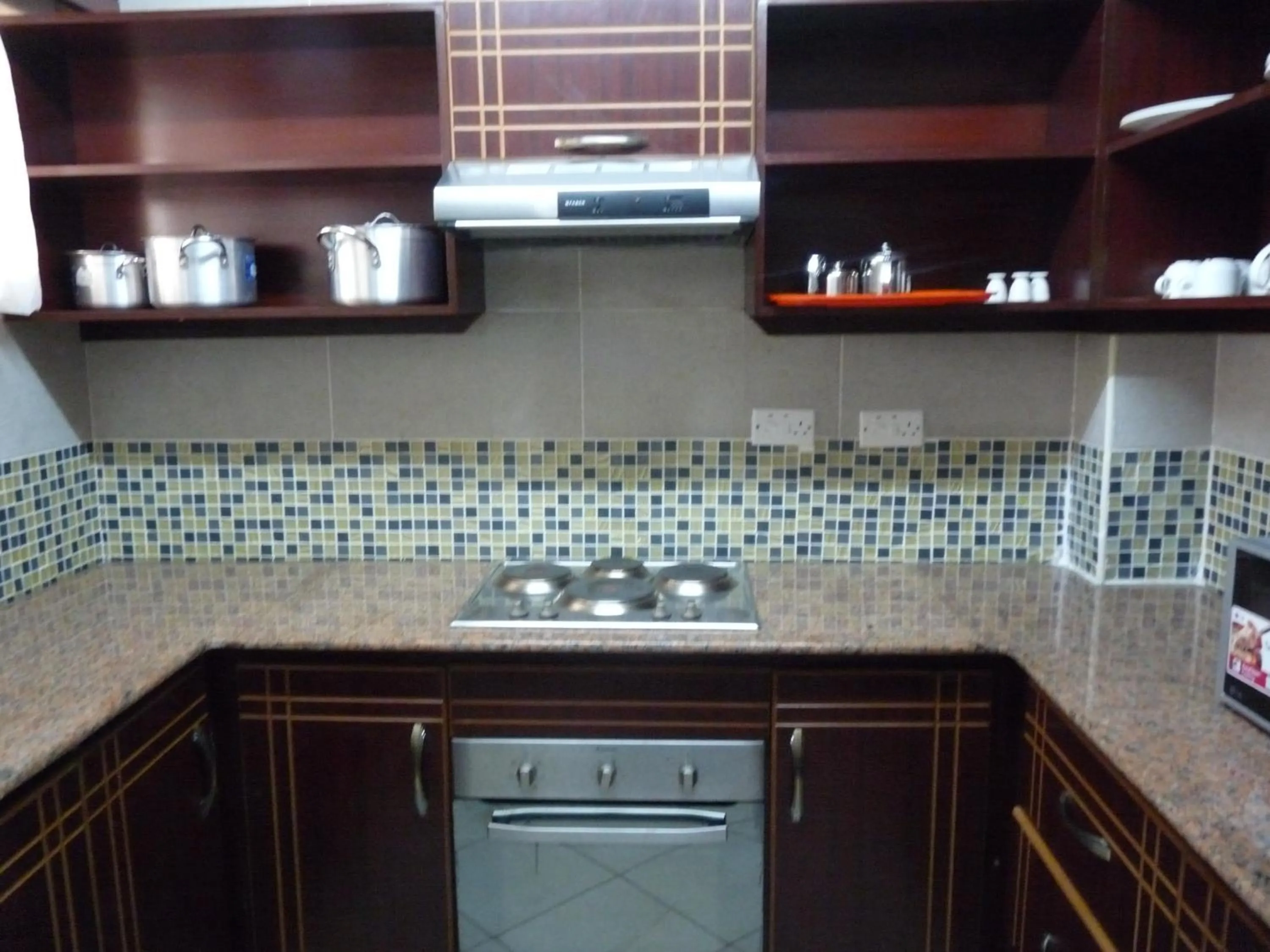 Kitchen or kitchenette in Norfolk Towers Serviced Apartment -Nairobi, City Centre CBD