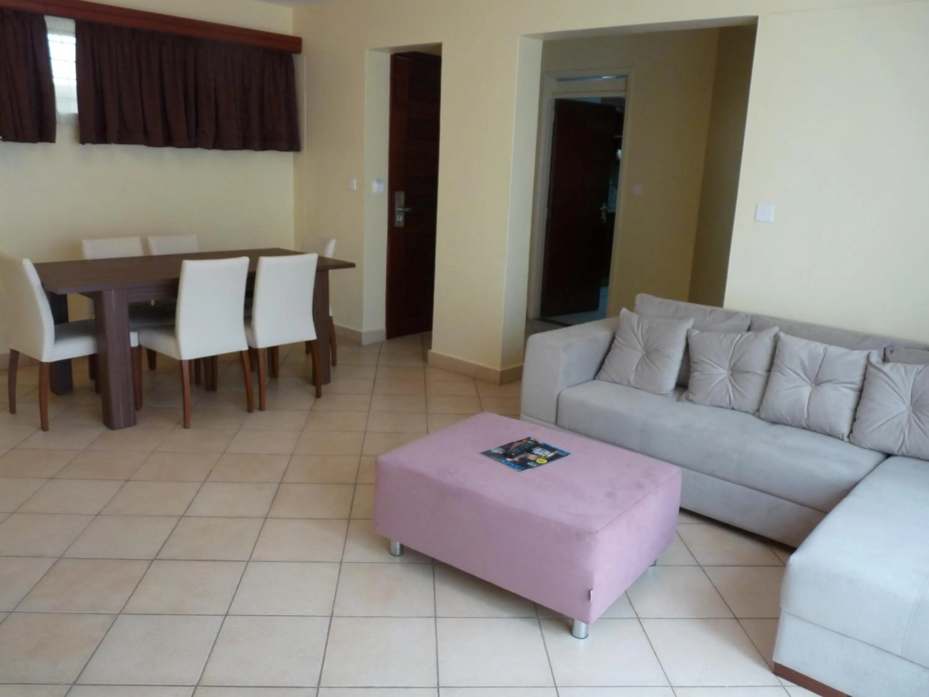 Living room in Norfolk Towers Serviced Apartment -Nairobi, City Centre CBD