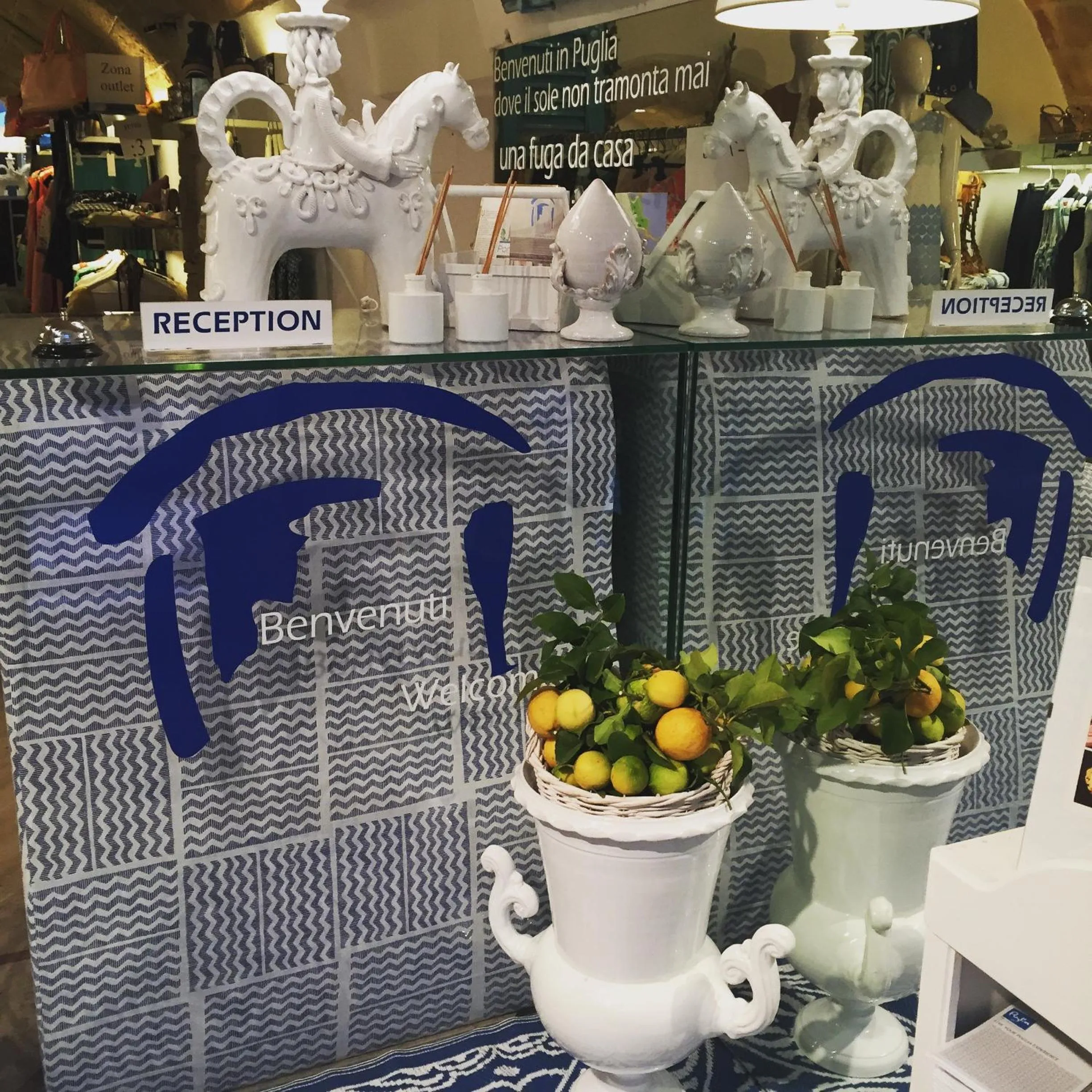 Lobby or reception in Portadamare