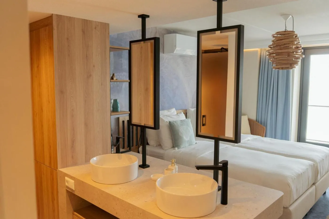 Bed in Beachfront Boutiquehotel