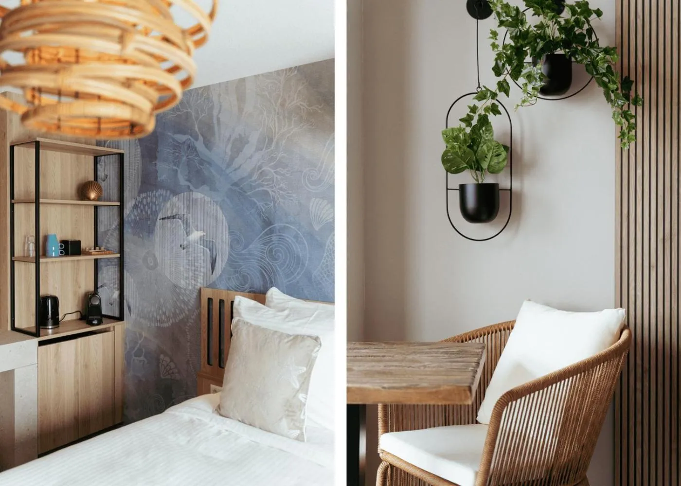 Photo of the whole room, Bed in Beachfront Boutiquehotel