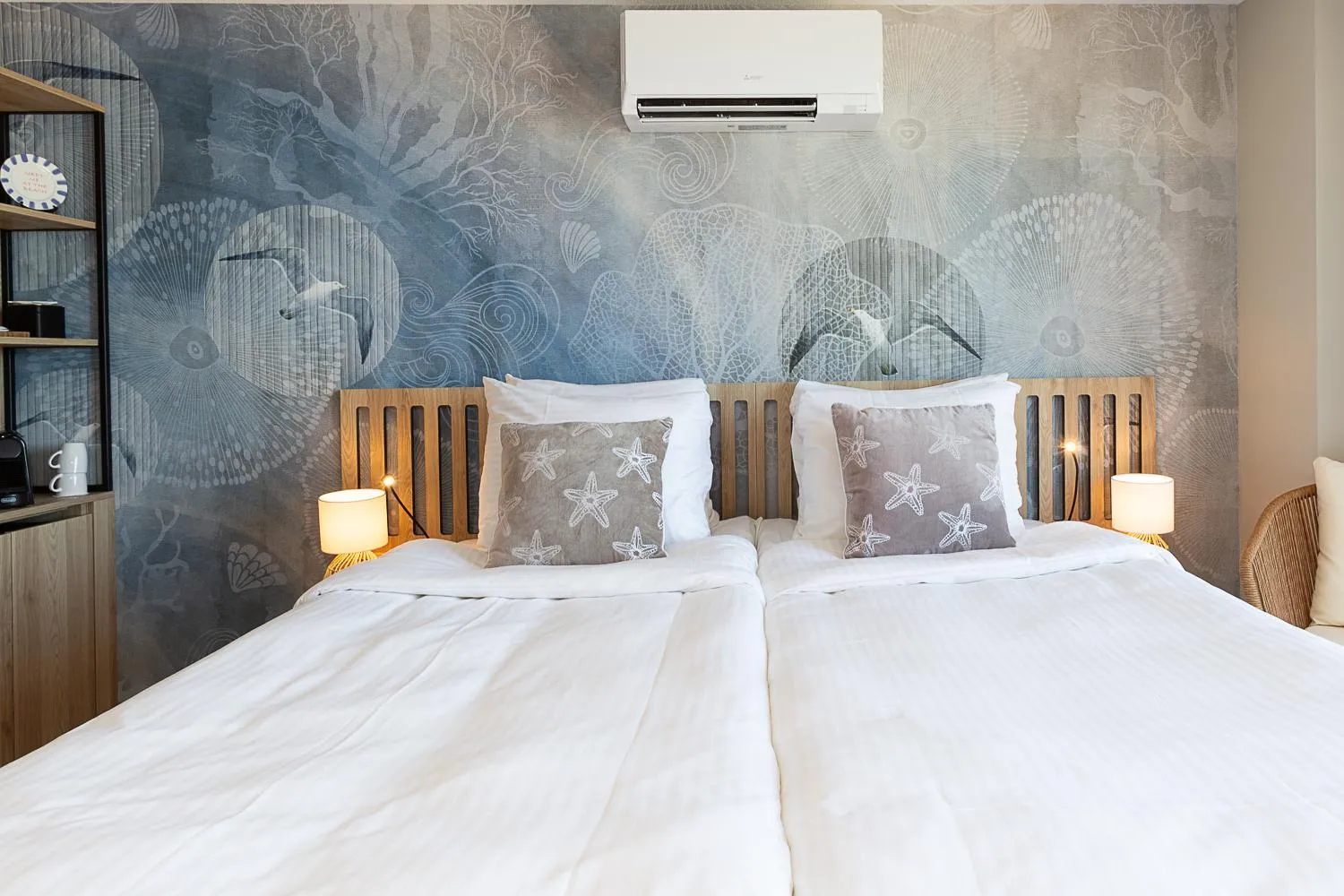 Bed in Beachfront Boutiquehotel