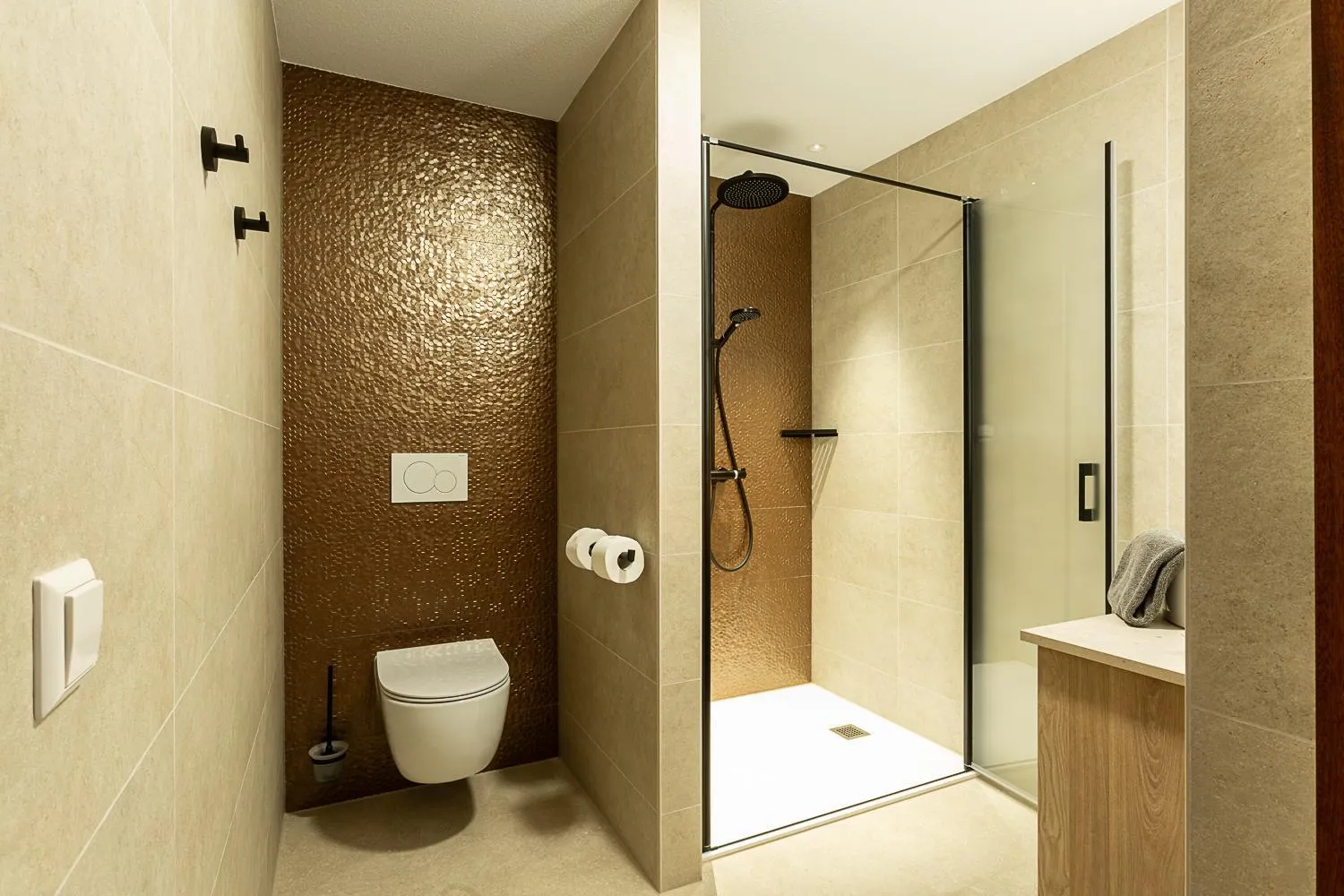 Shower in Beachfront Boutiquehotel