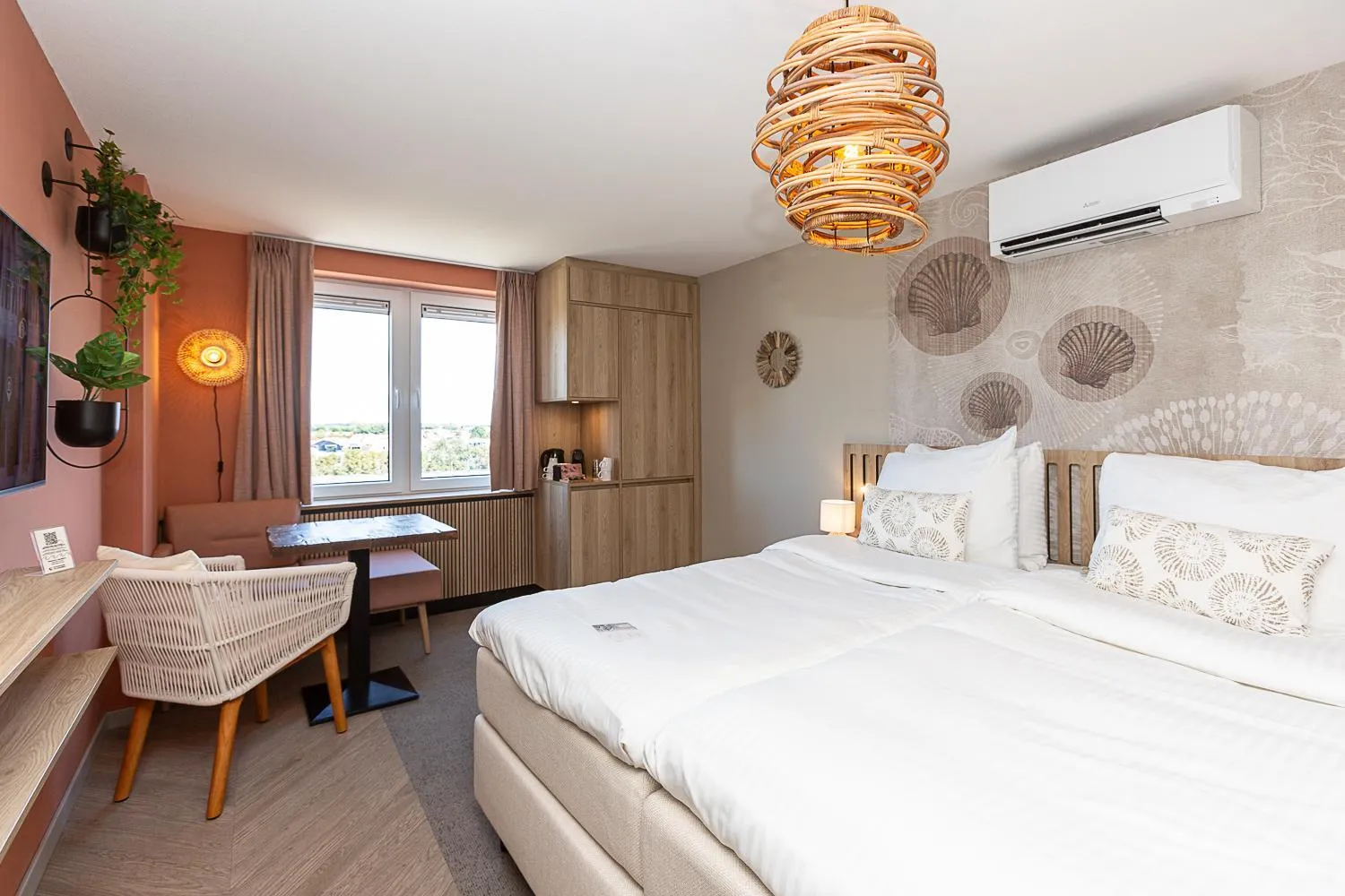 Bed in Beachfront Boutiquehotel