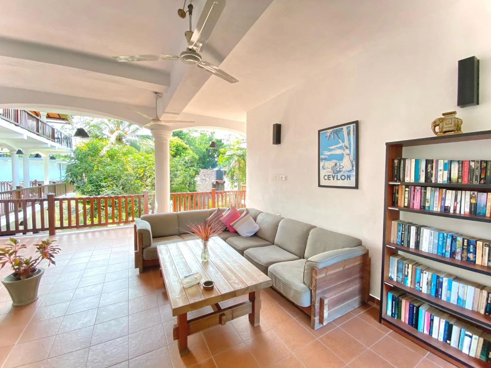 Seating area in Unawatuna Nor Lanka Hotel