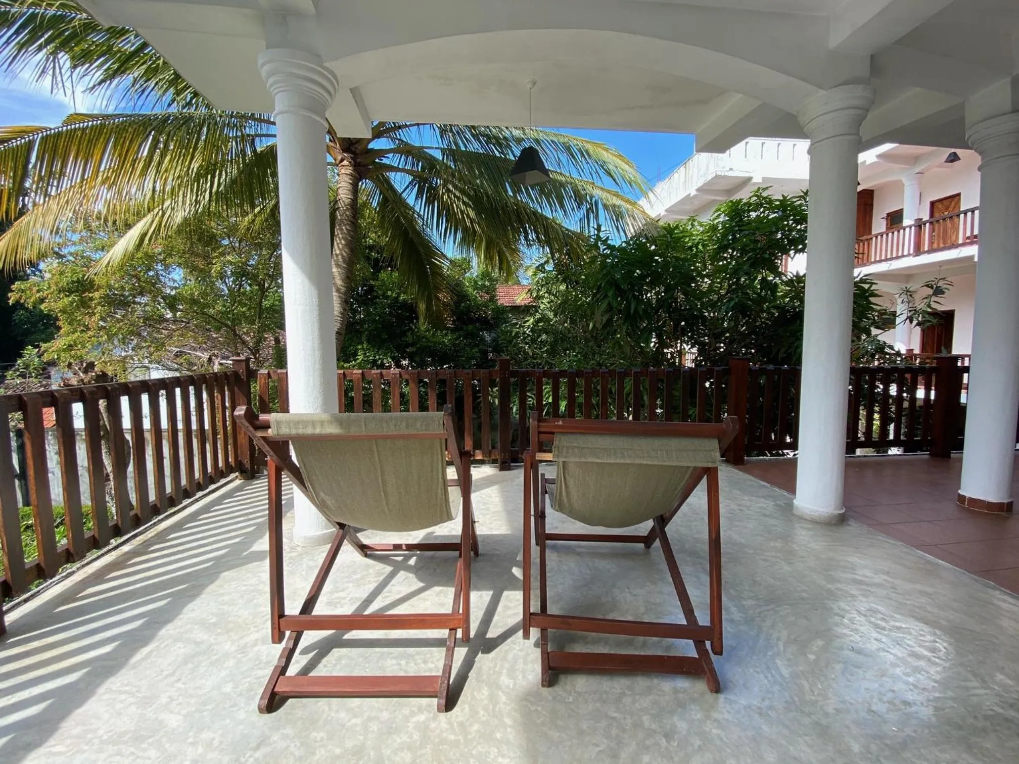 Seating area in Unawatuna Nor Lanka Hotel