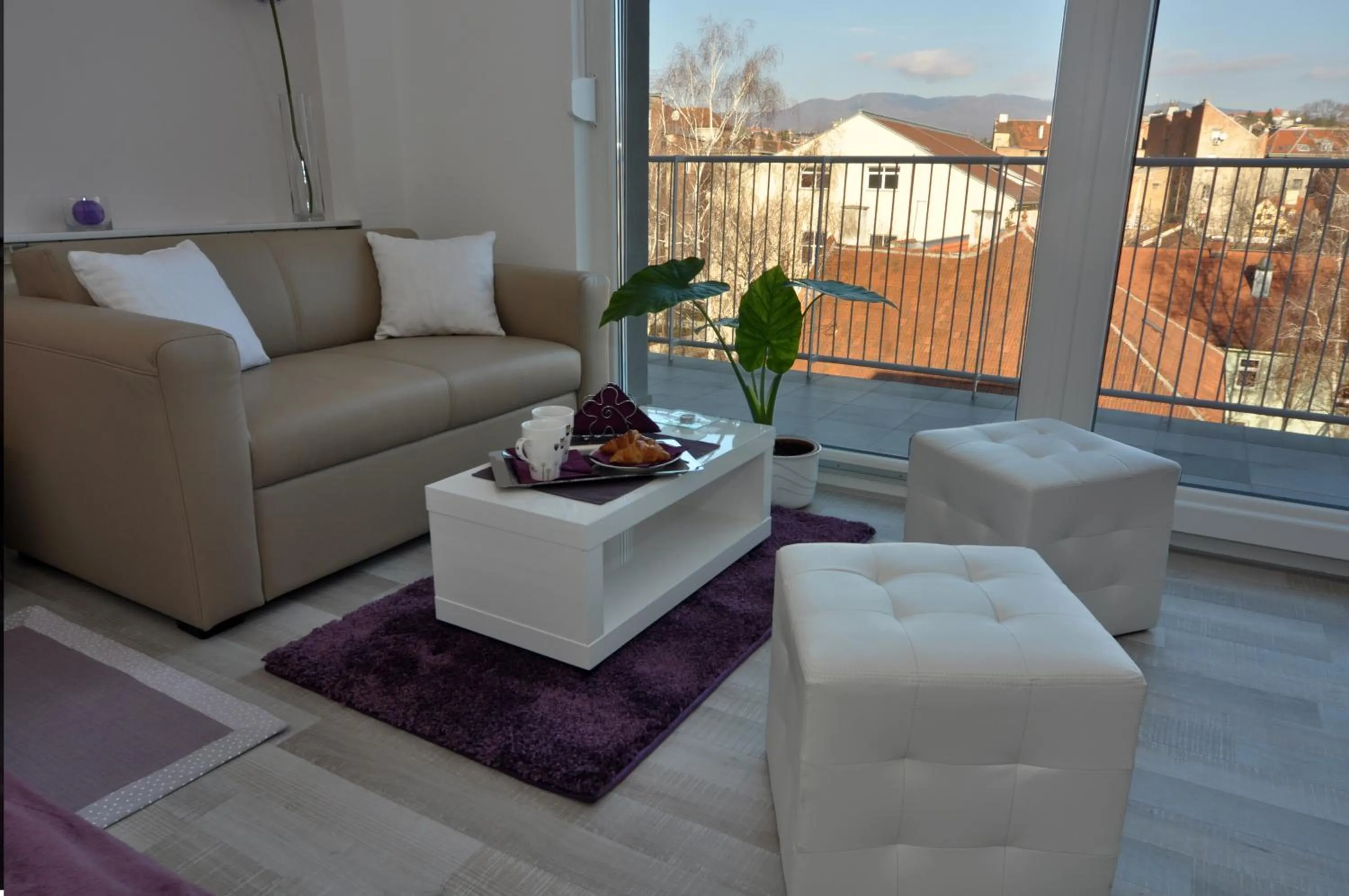 Living room in Bellevue Apartment