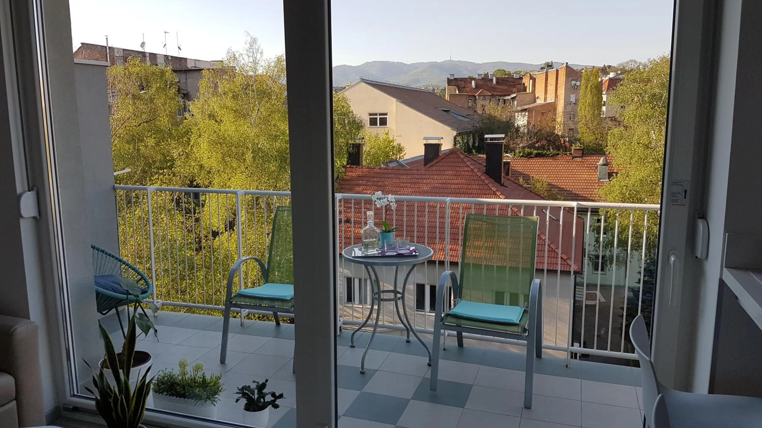 Balcony/Terrace in Bellevue Apartment