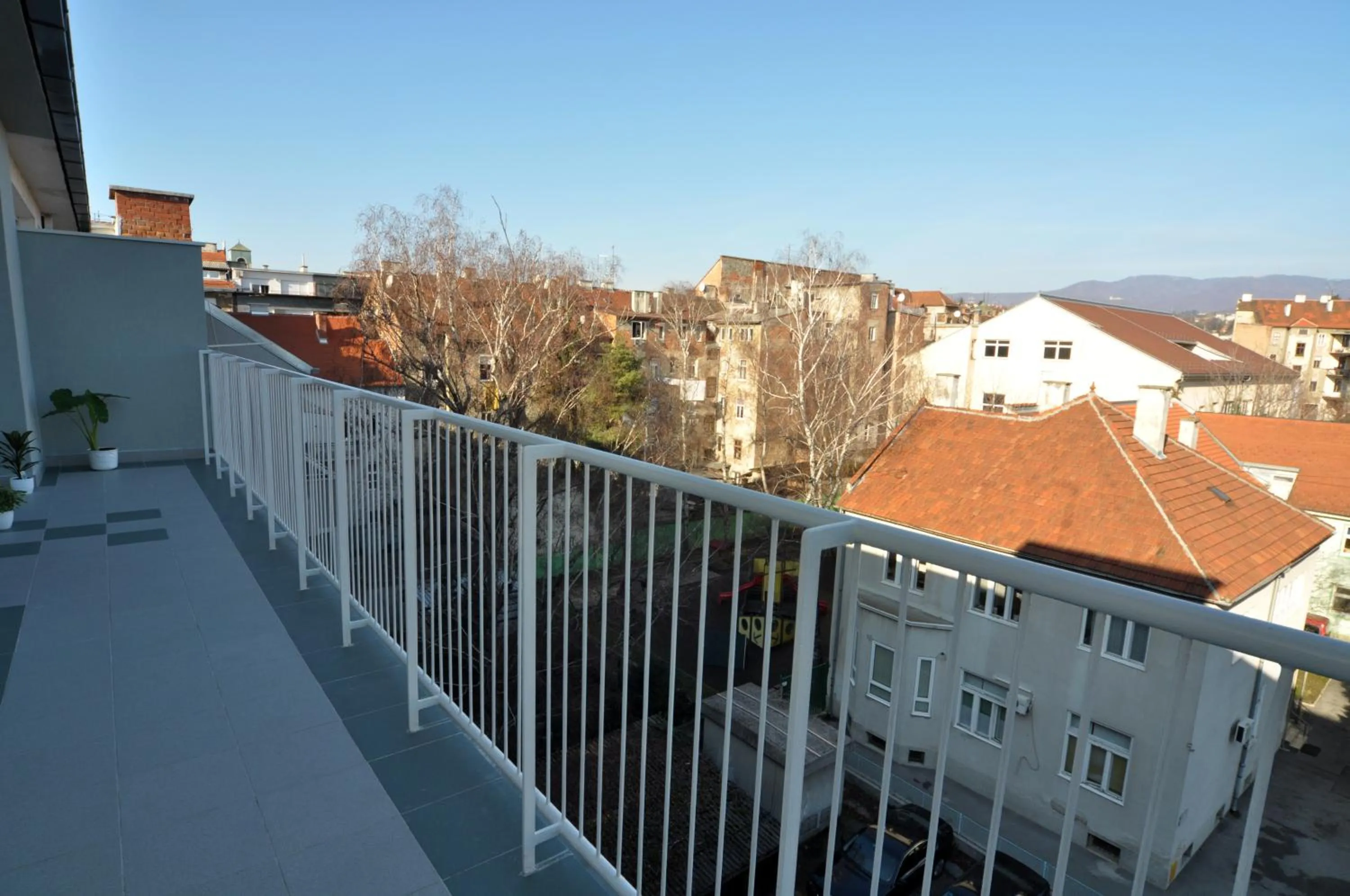 Bird's eye view in Bellevue Apartment