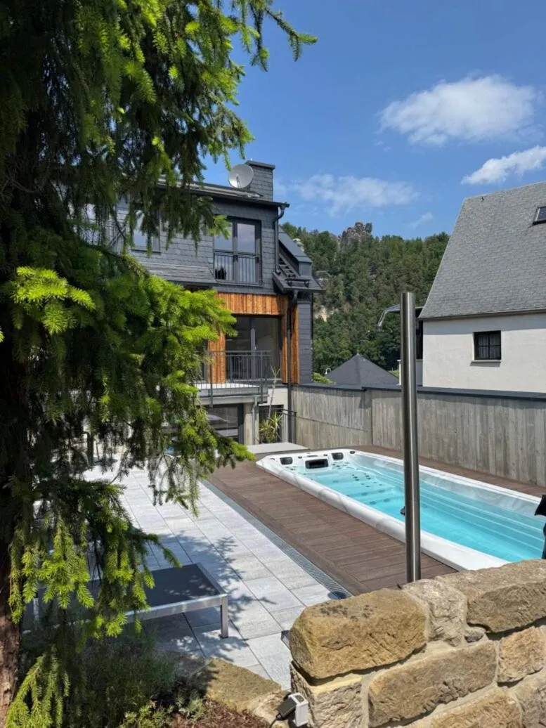 Balcony/Terrace in Hotel Ettrich & Elbresort Rathen