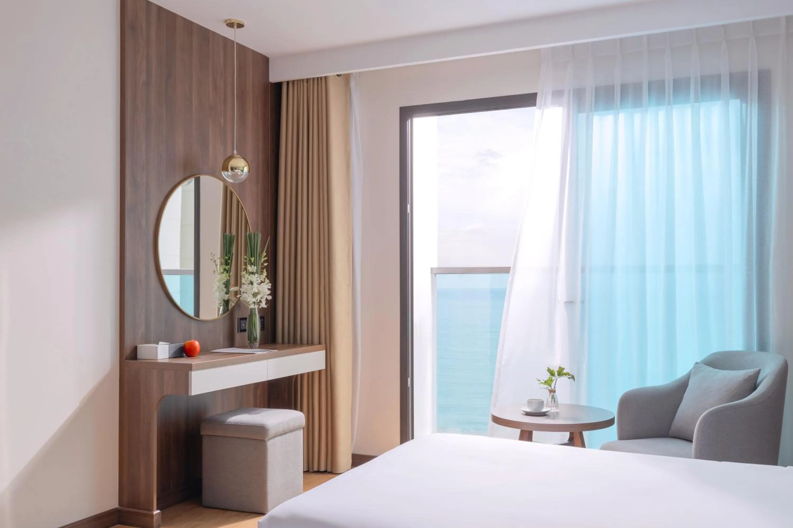 Sea view, Bed in PANAMA Nha Trang Hotel