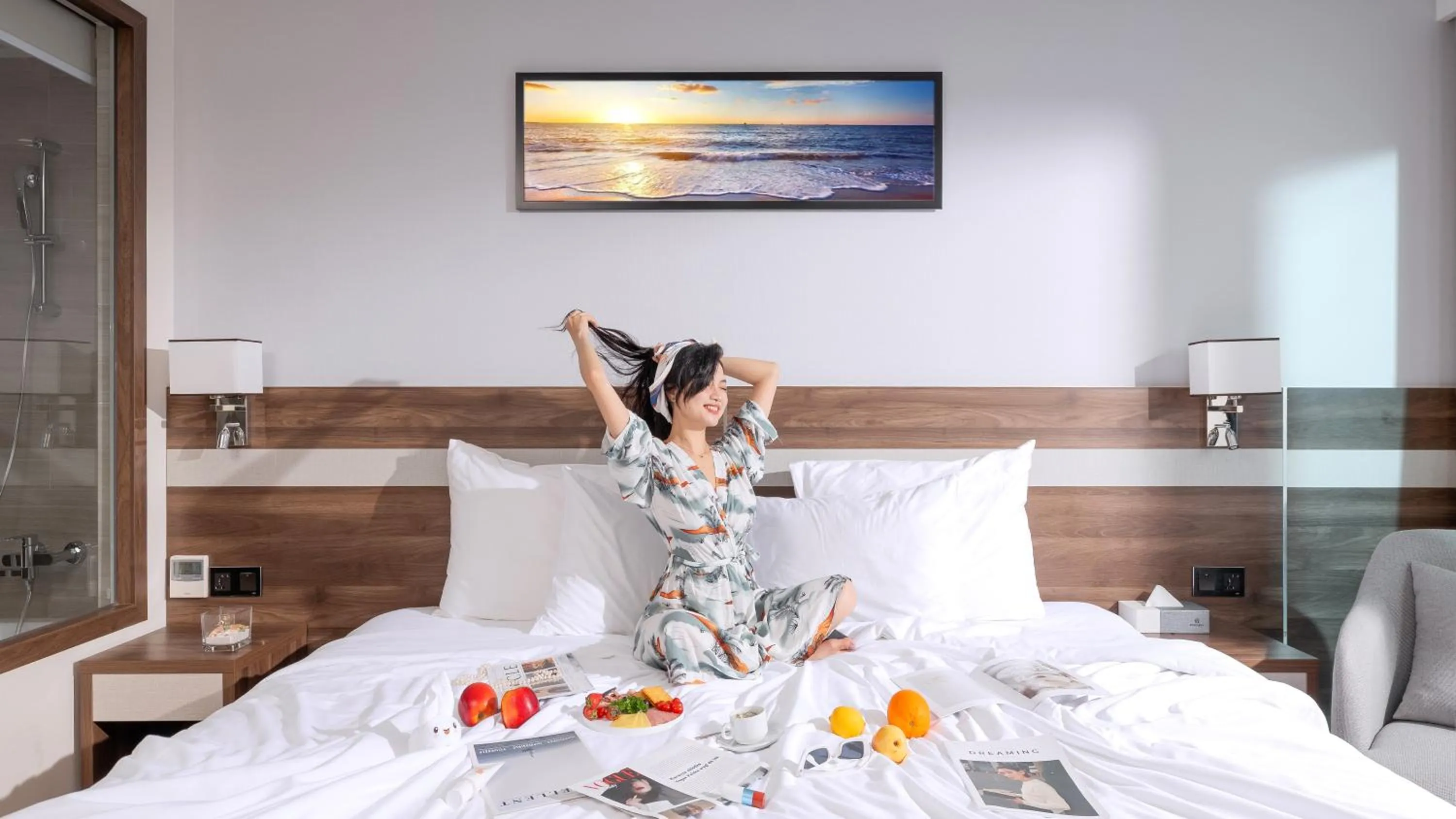 Bed in PANAMA Nha Trang Hotel