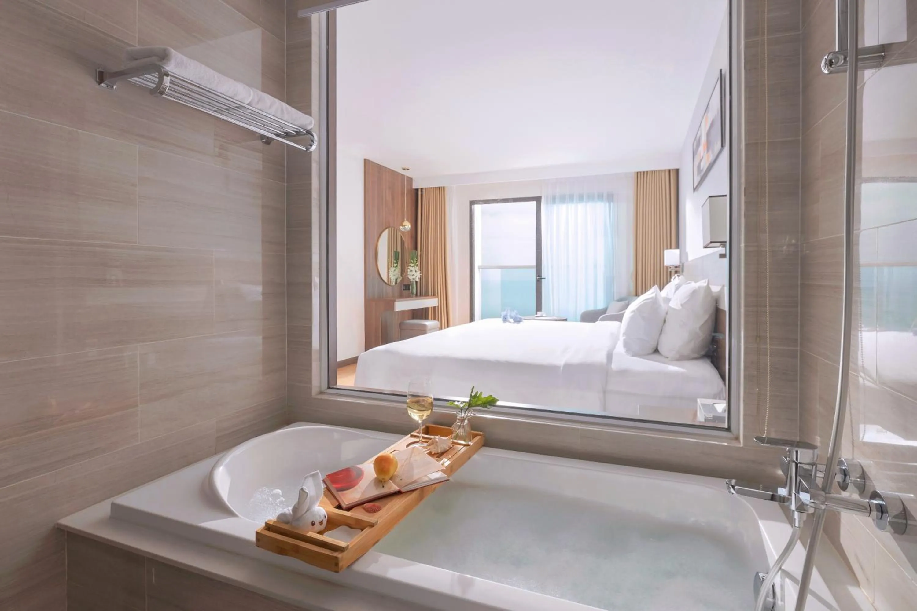 Bed in PANAMA Nha Trang Hotel