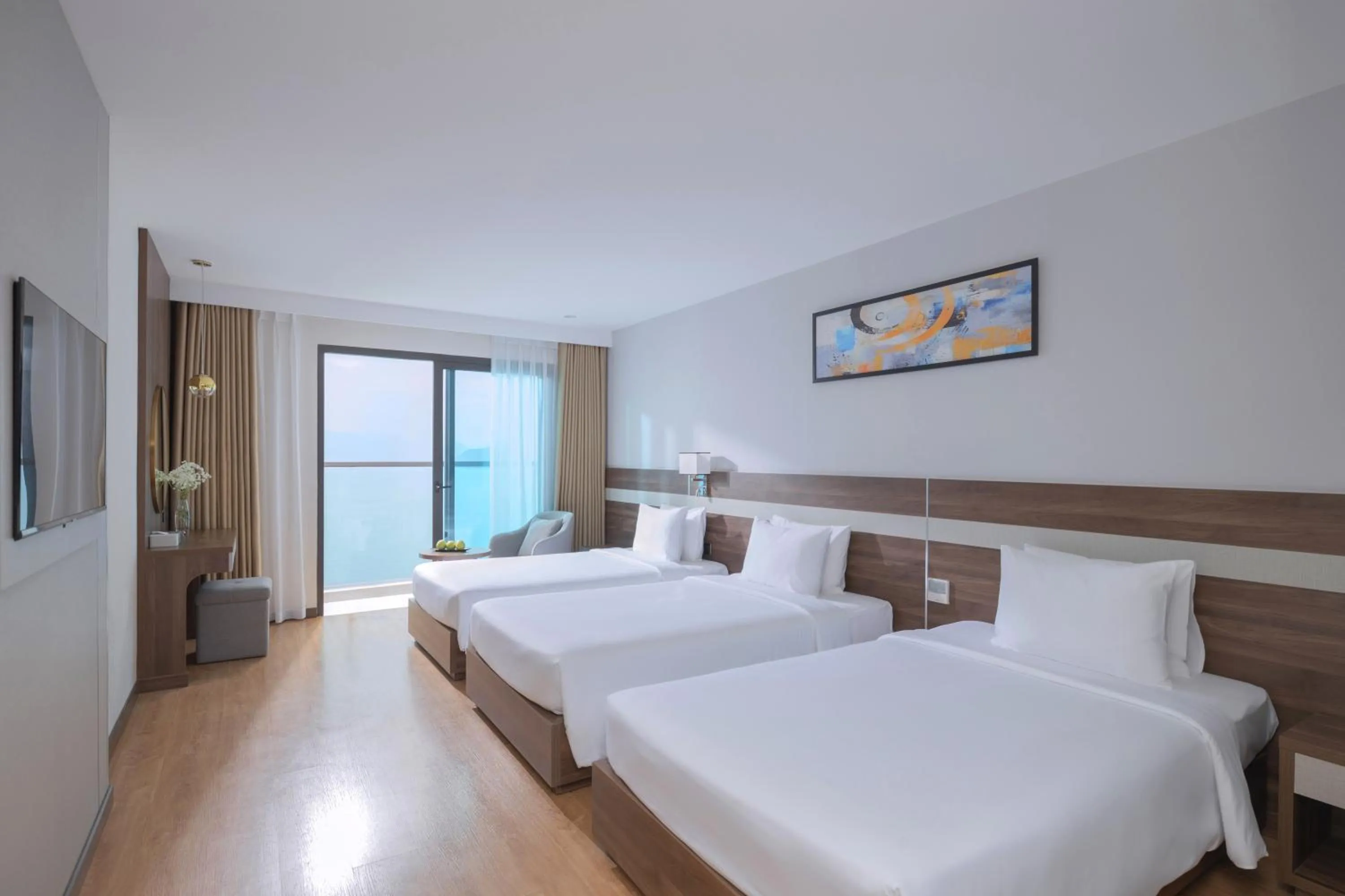 Photo of the whole room, Bed in PANAMA Nha Trang Hotel