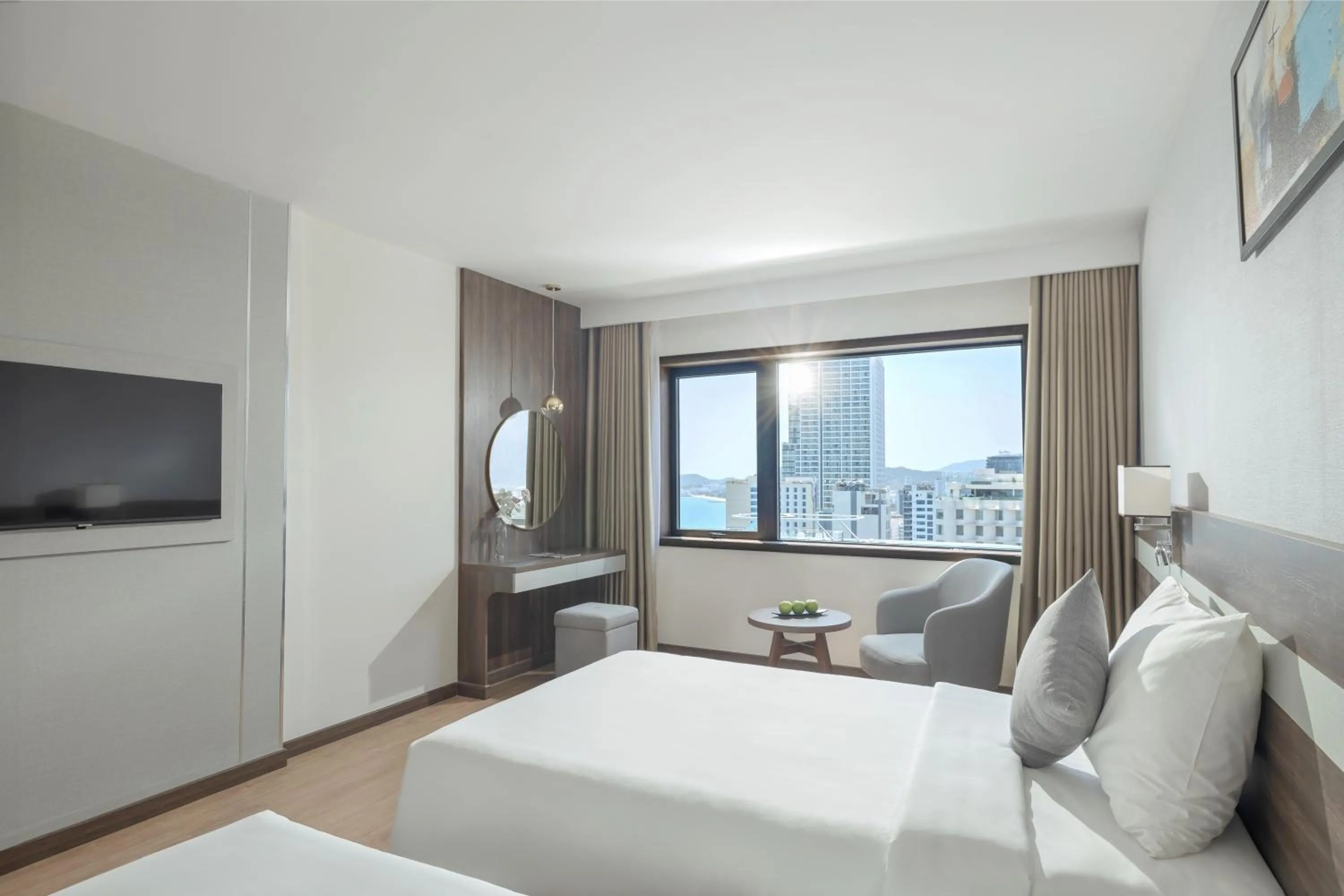 Photo of the whole room, Bed in PANAMA Nha Trang Hotel