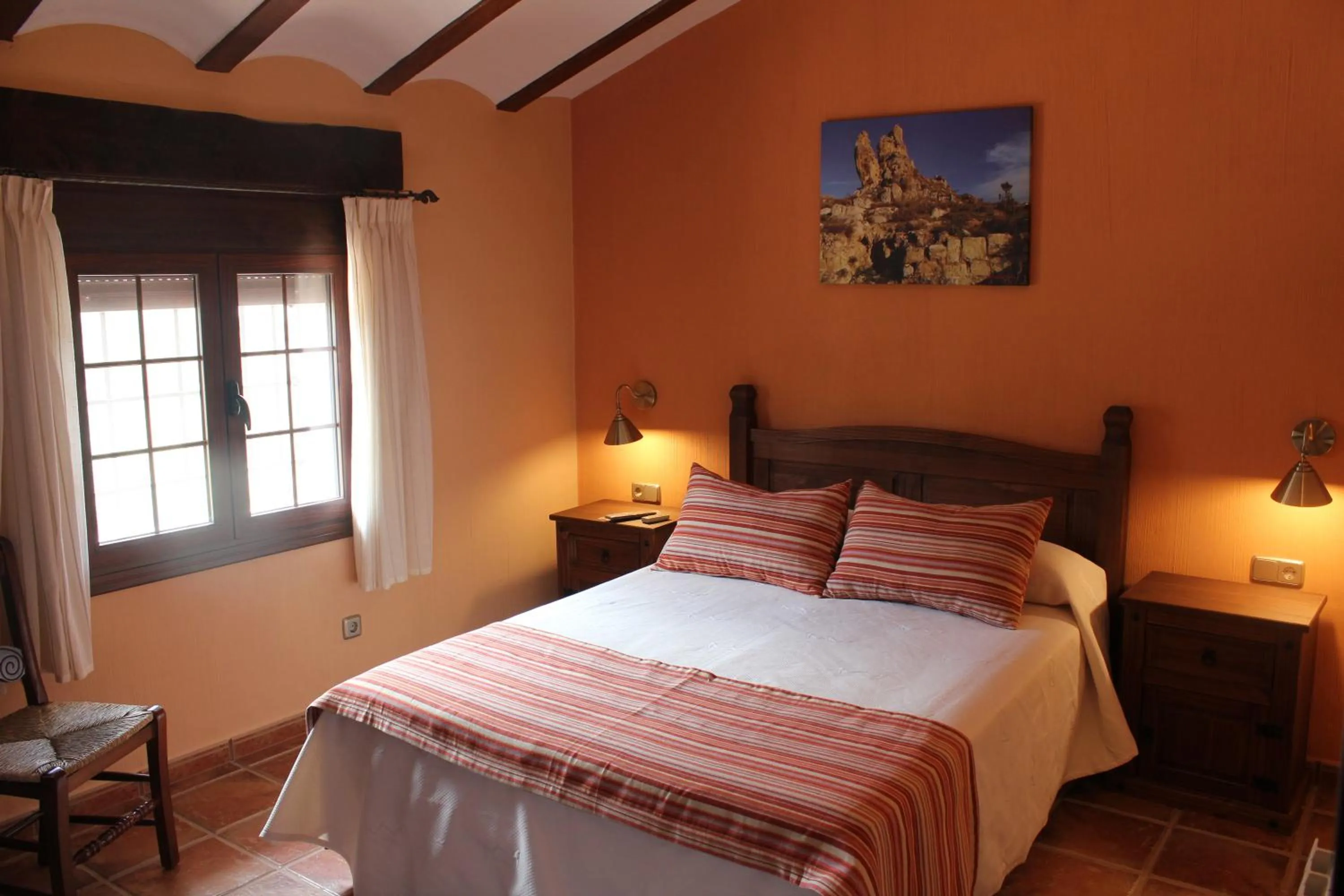 Bedroom, Bed in Hotel Rural Valle del Turrilla - Cazorlatur